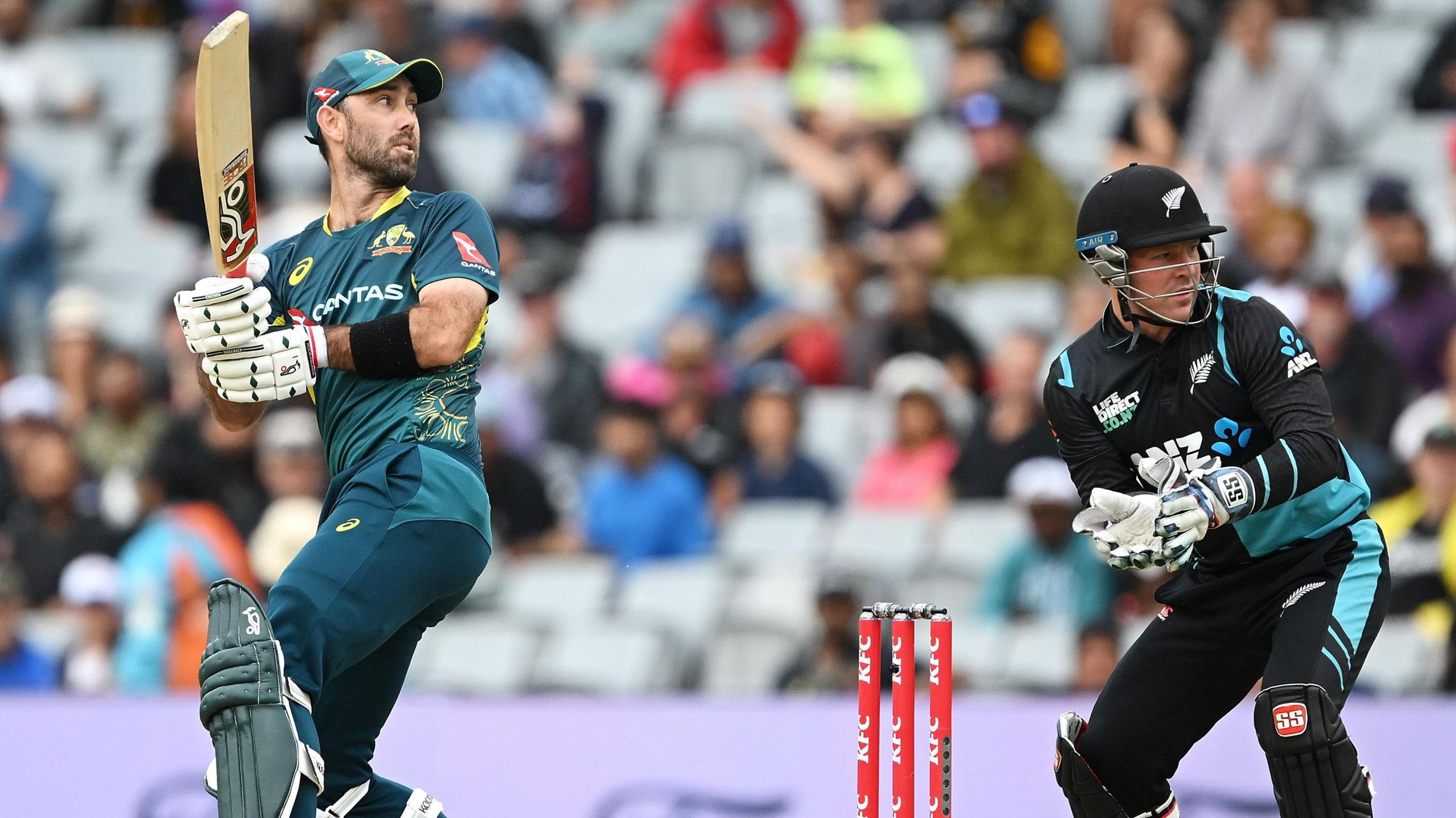 Australia's Glenn Maxwell hits out against New Zealand in 2024