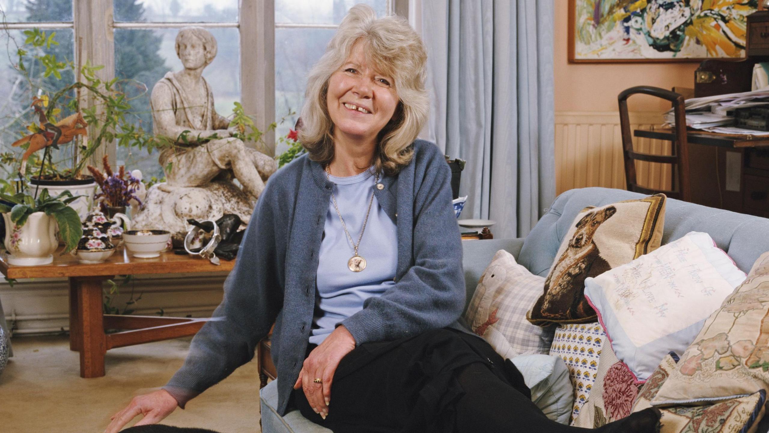 Dame Jilly Cooper in 2000
