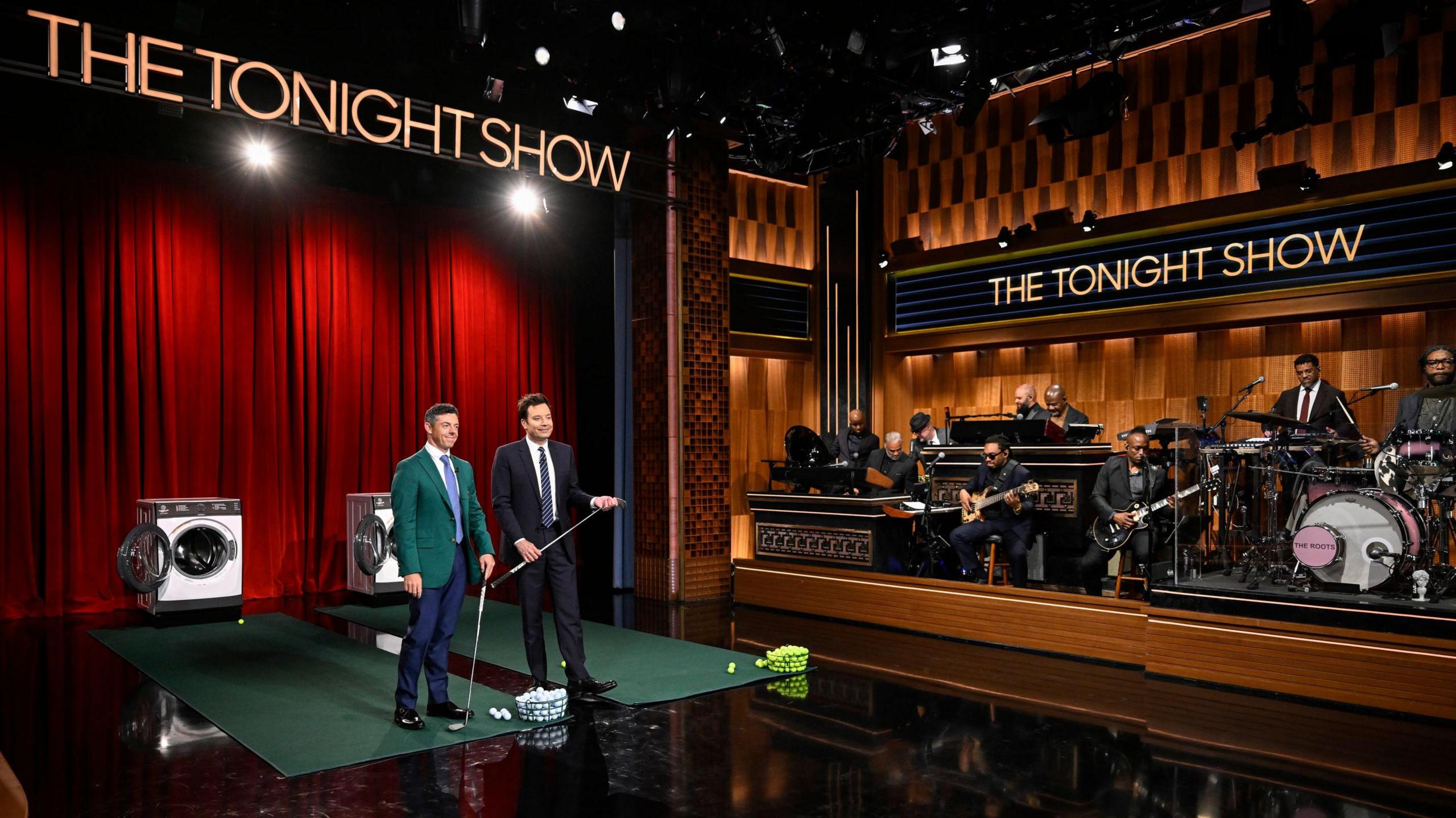 Rory McIlroy and Jimmy Fallon