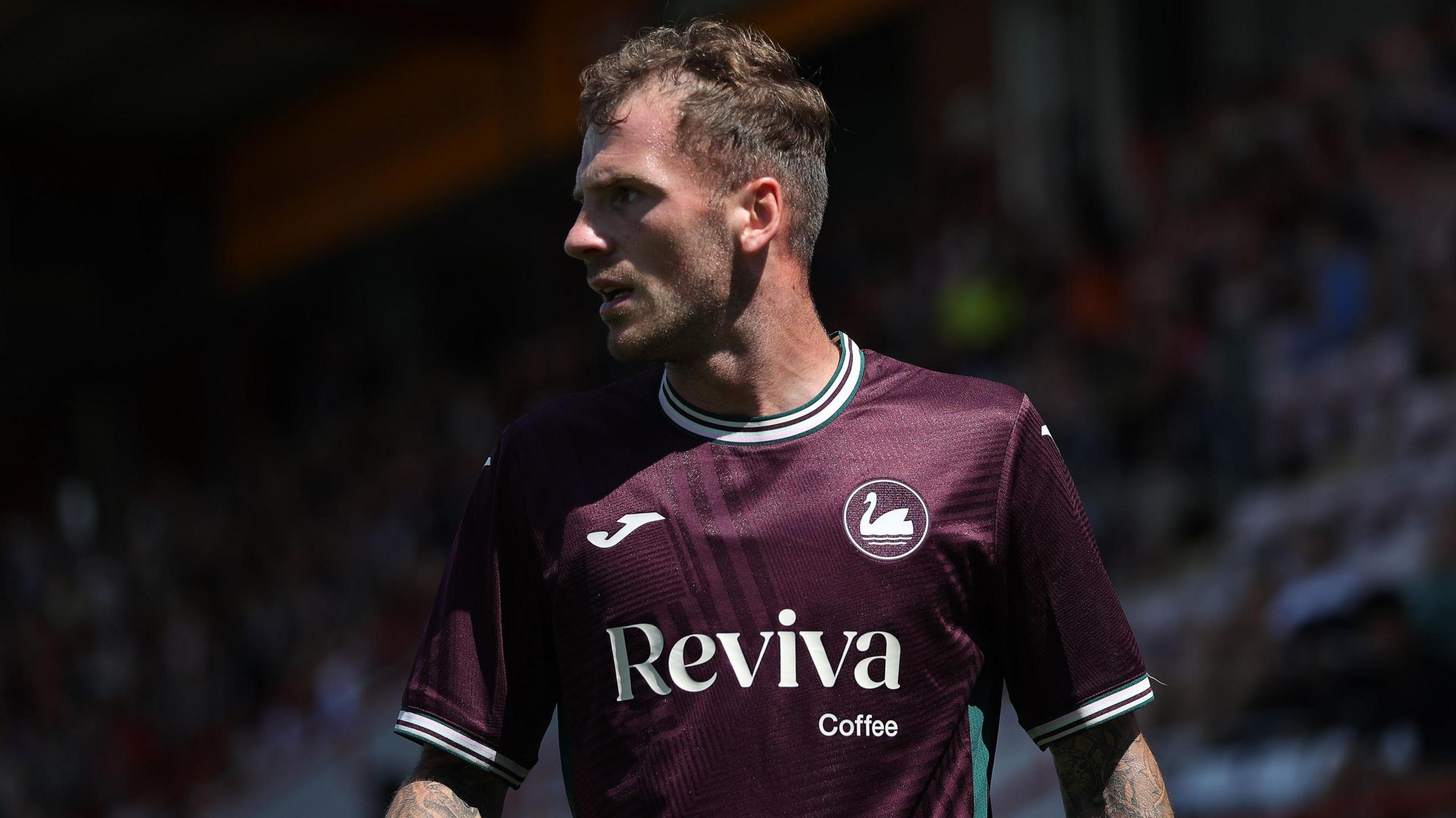 Josh Tymon in action during pre-season