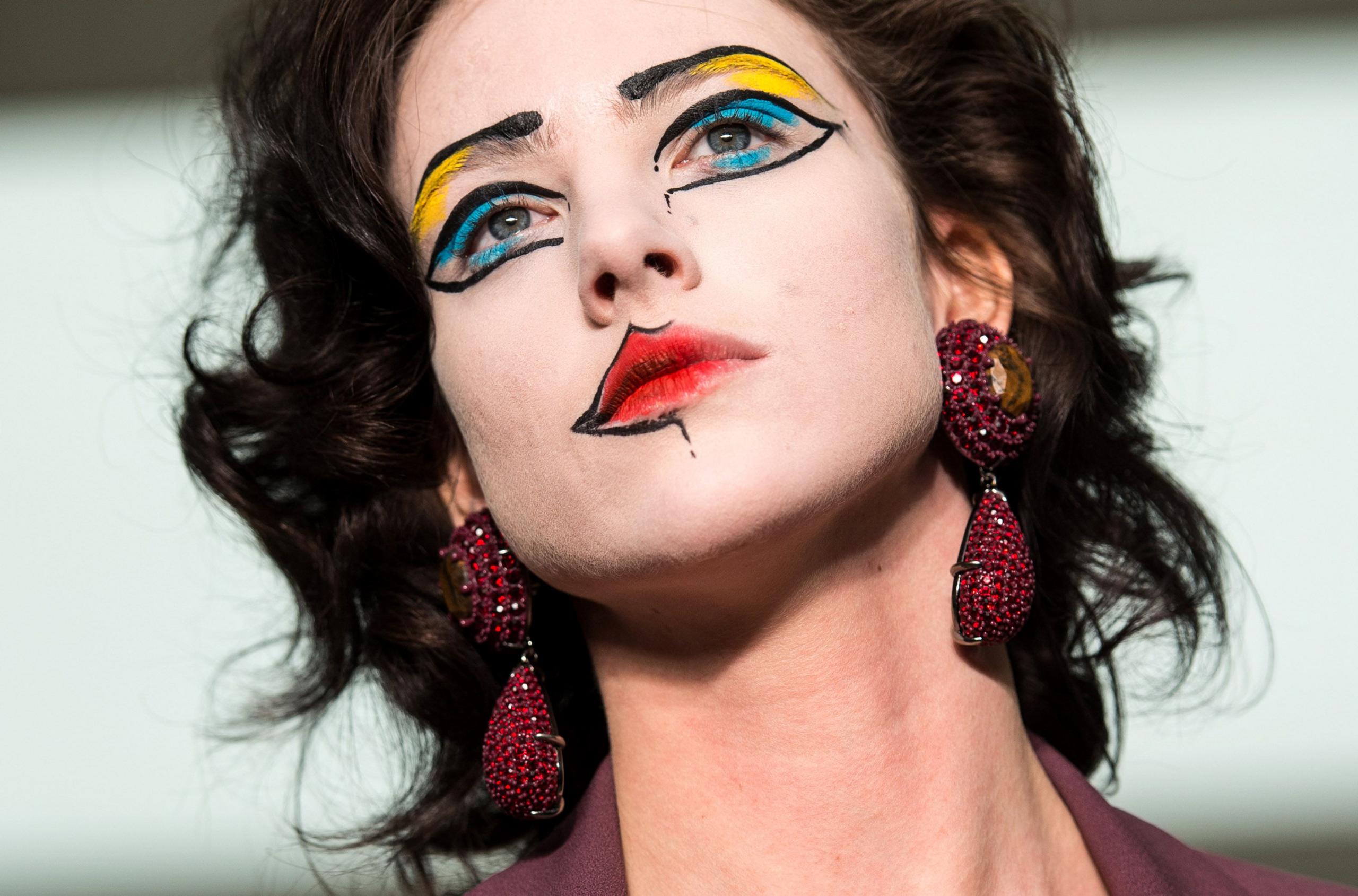 A model from a Vivienne Westwood show