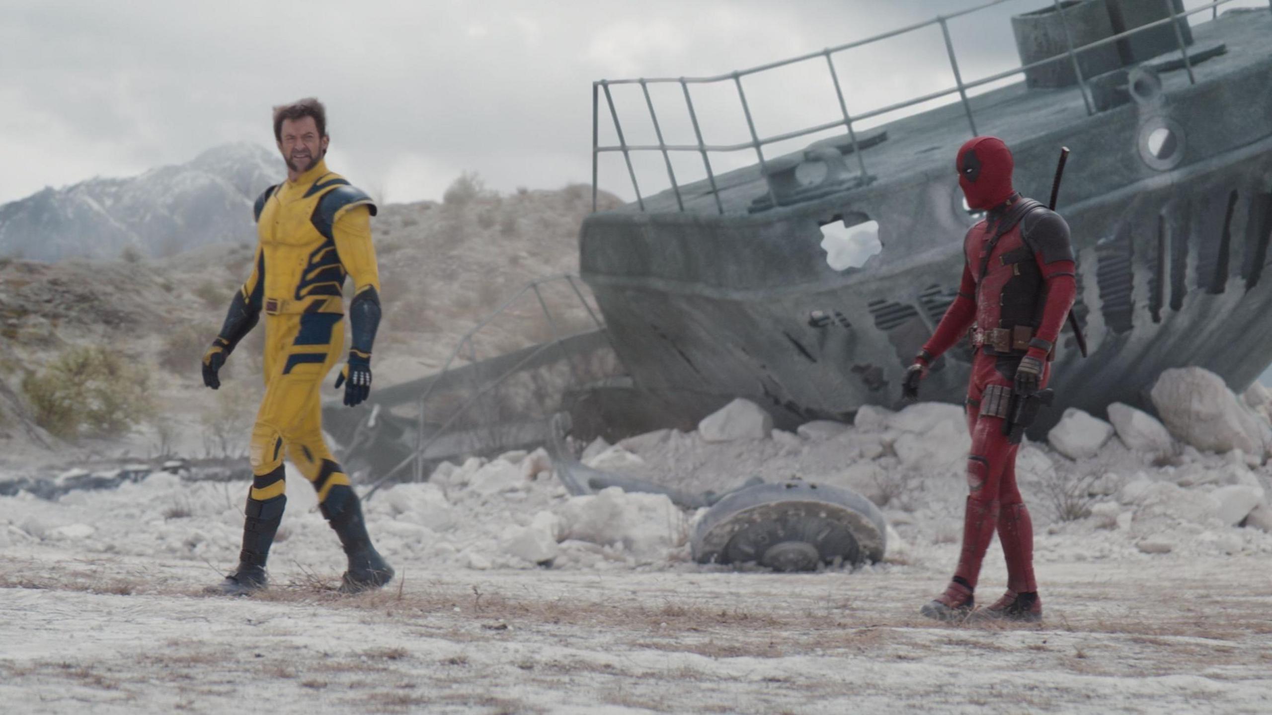 Wolverine (L) and Deadpool (R)