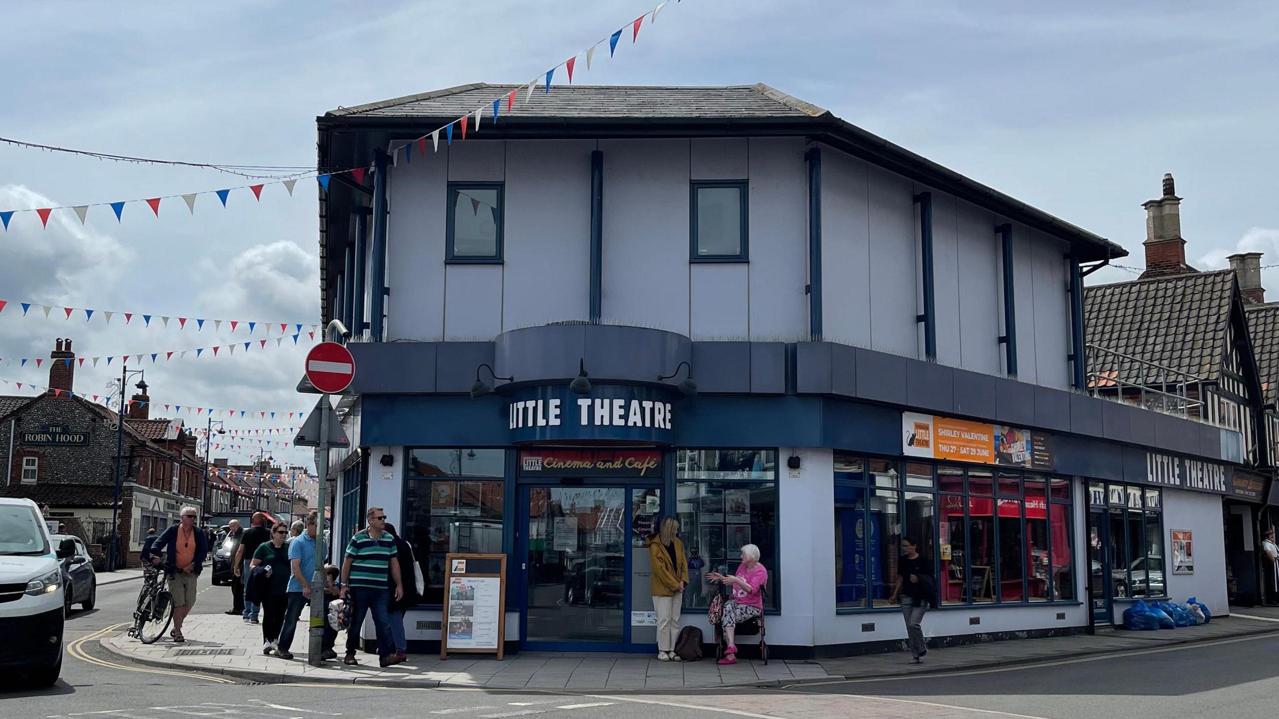 An external view of Sheringham little theatre