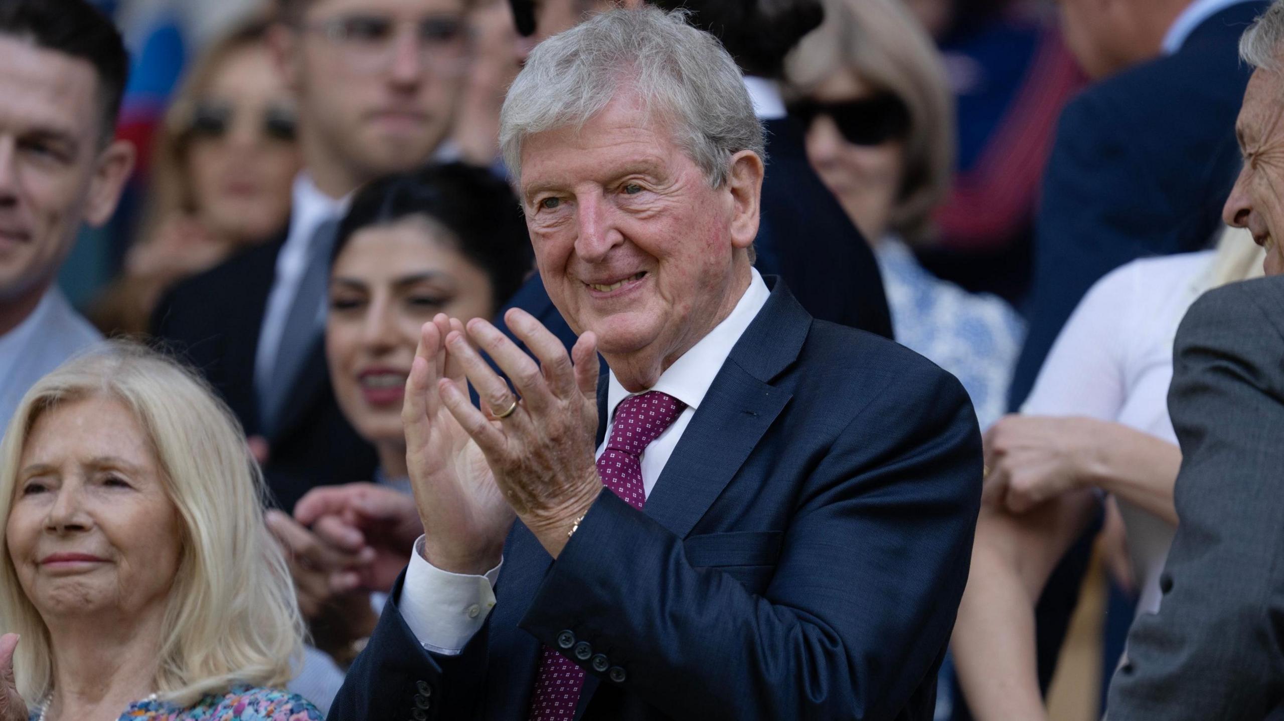 Roy Hodgson, pictured at Wimbledon last summer