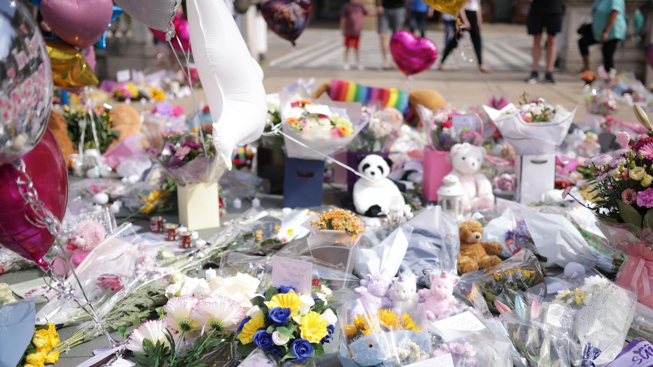 Floral tributes