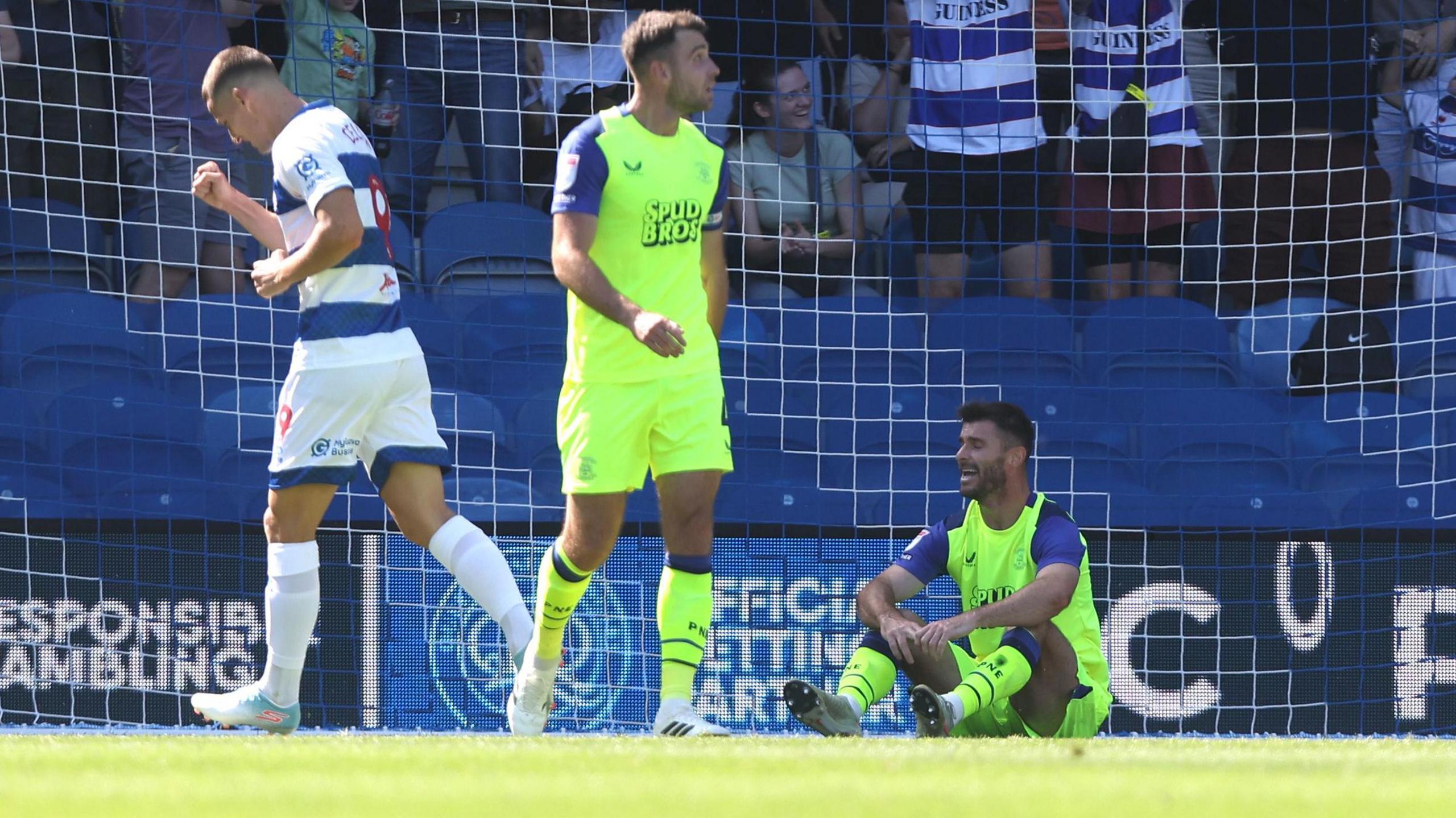 Queens Park Rangers' first goal, an own goal by Preston North End's Ben Whiteman