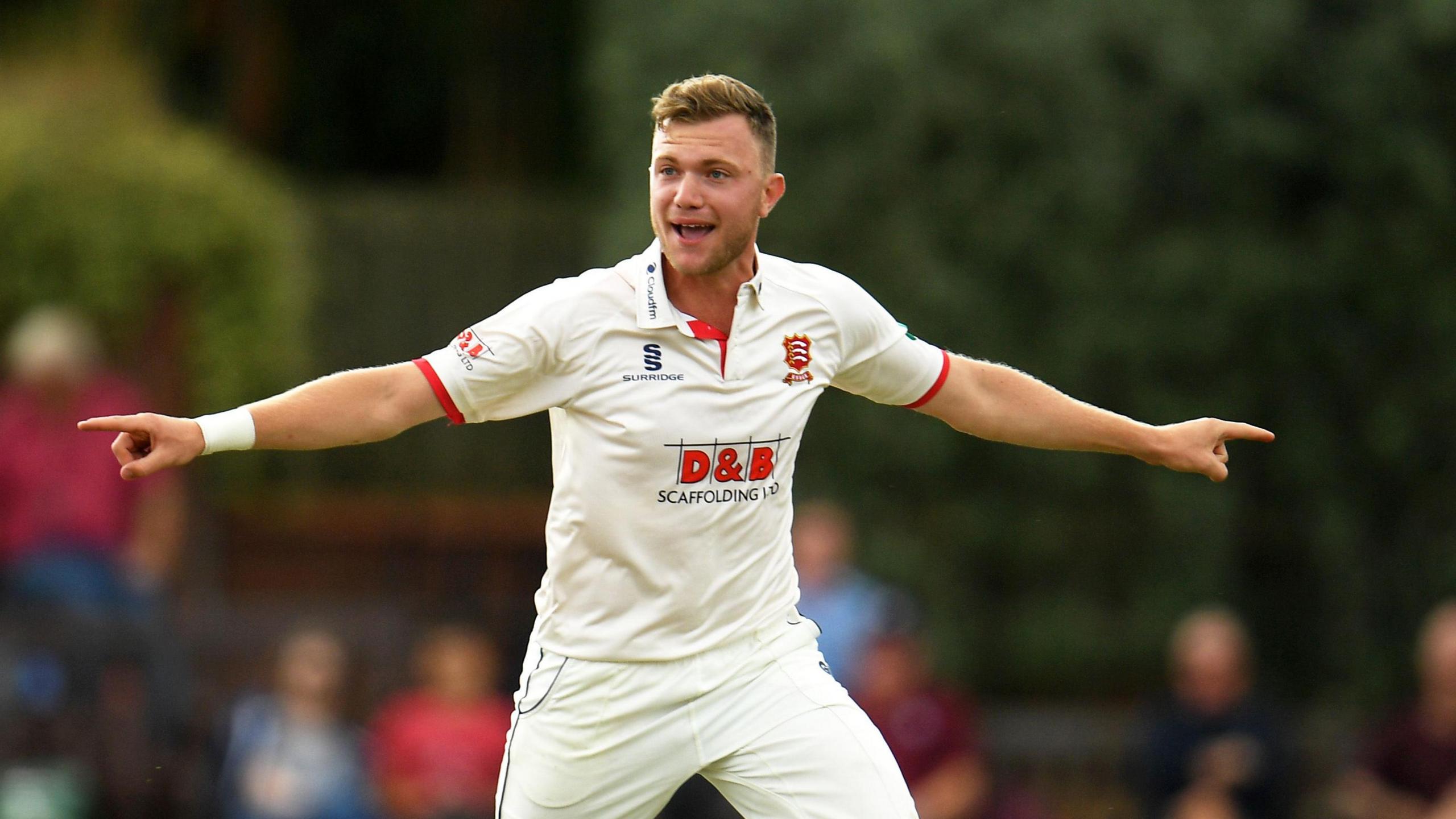 Essex seam bowler Sam Cook