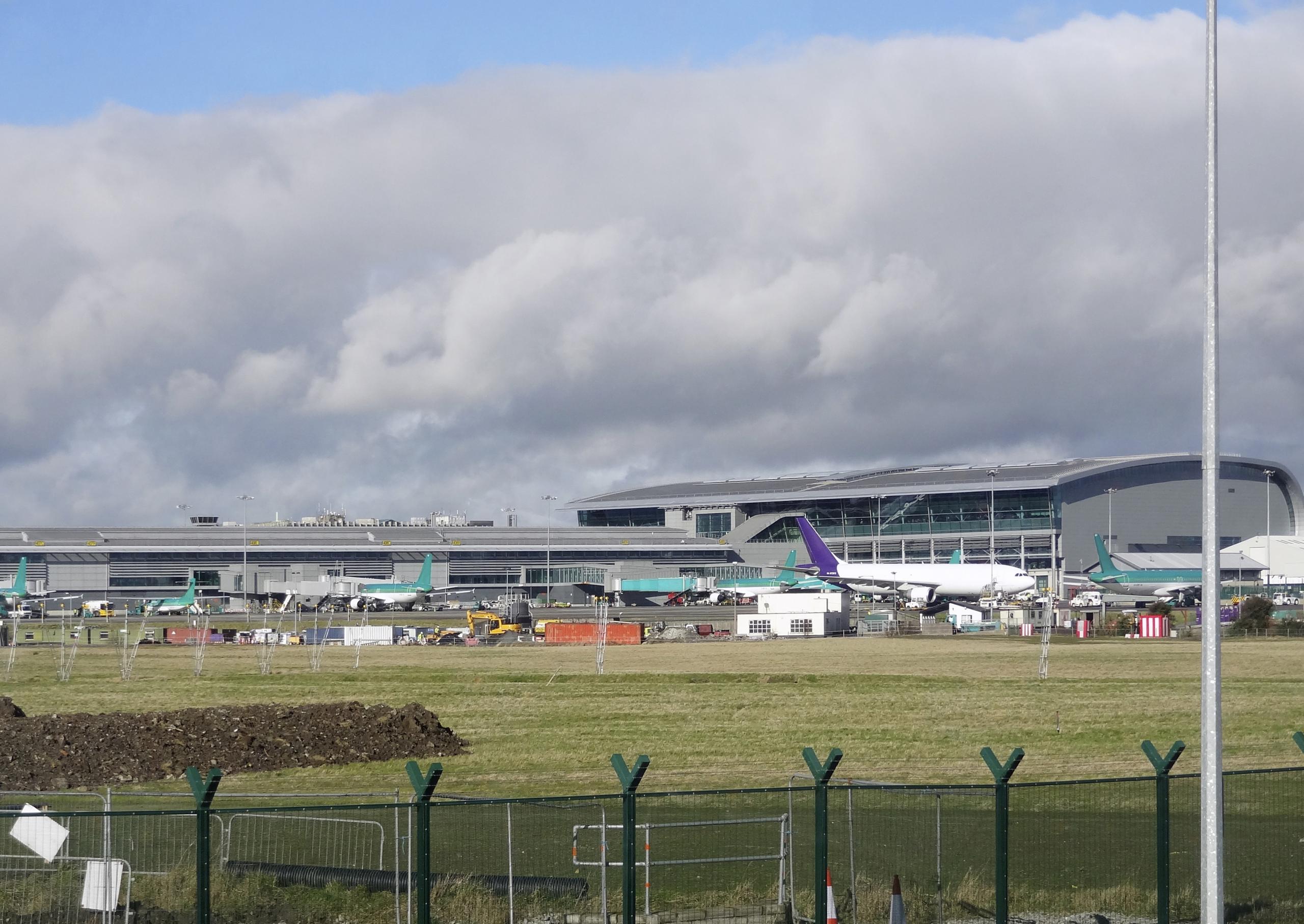 Planes at Dublin airport