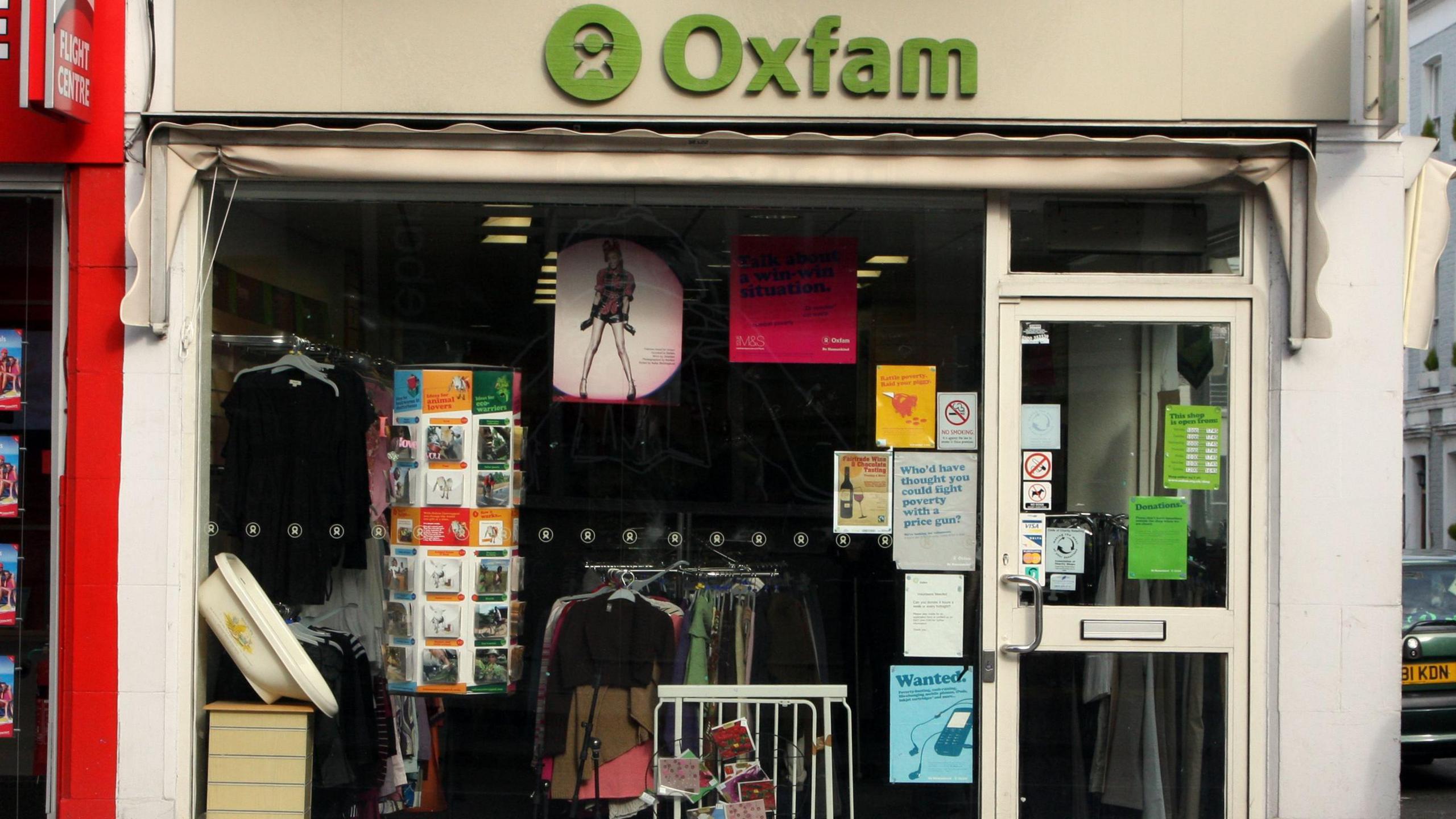 An Oxfam shop