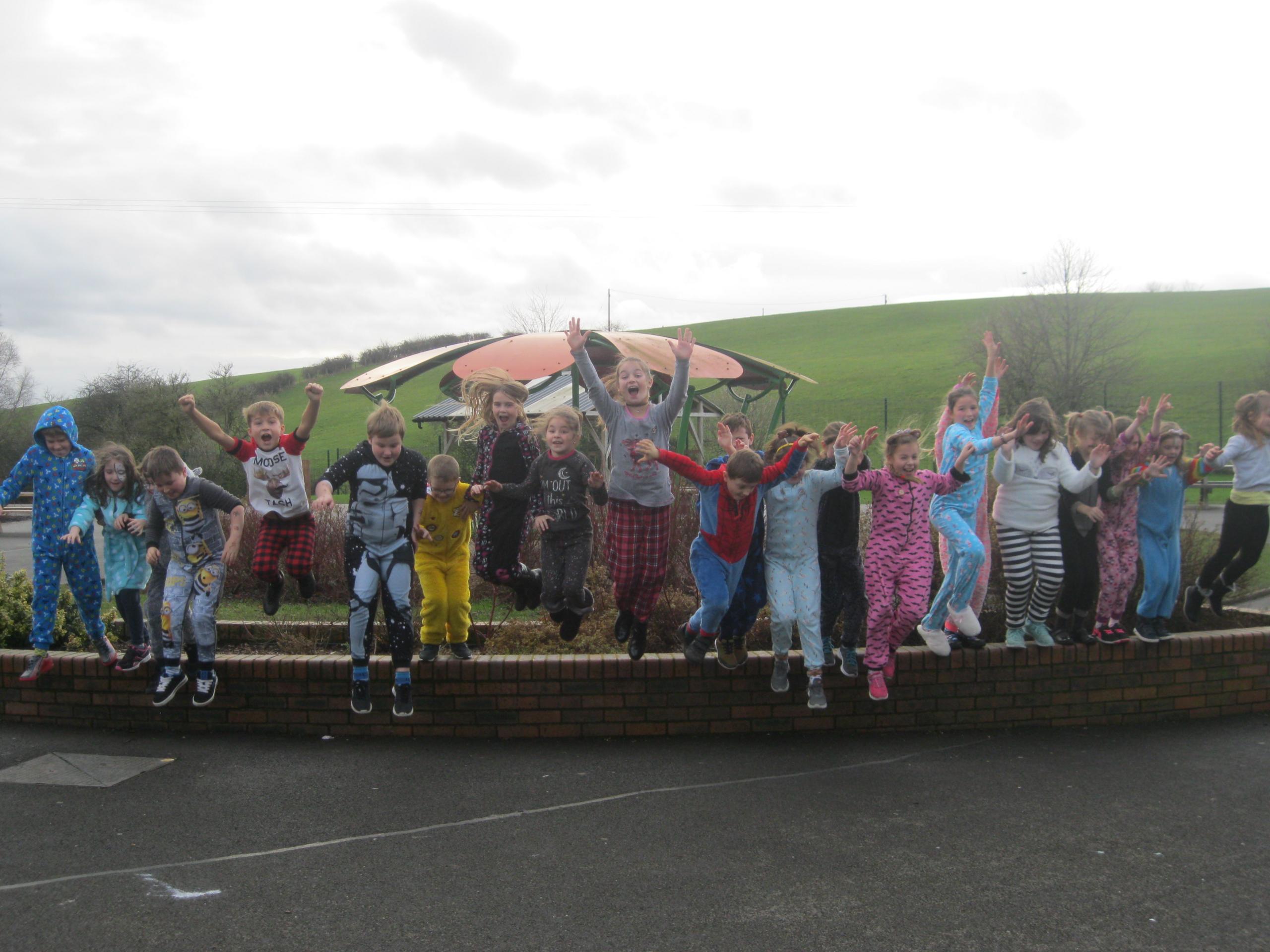 Pupils at a school in Scotland