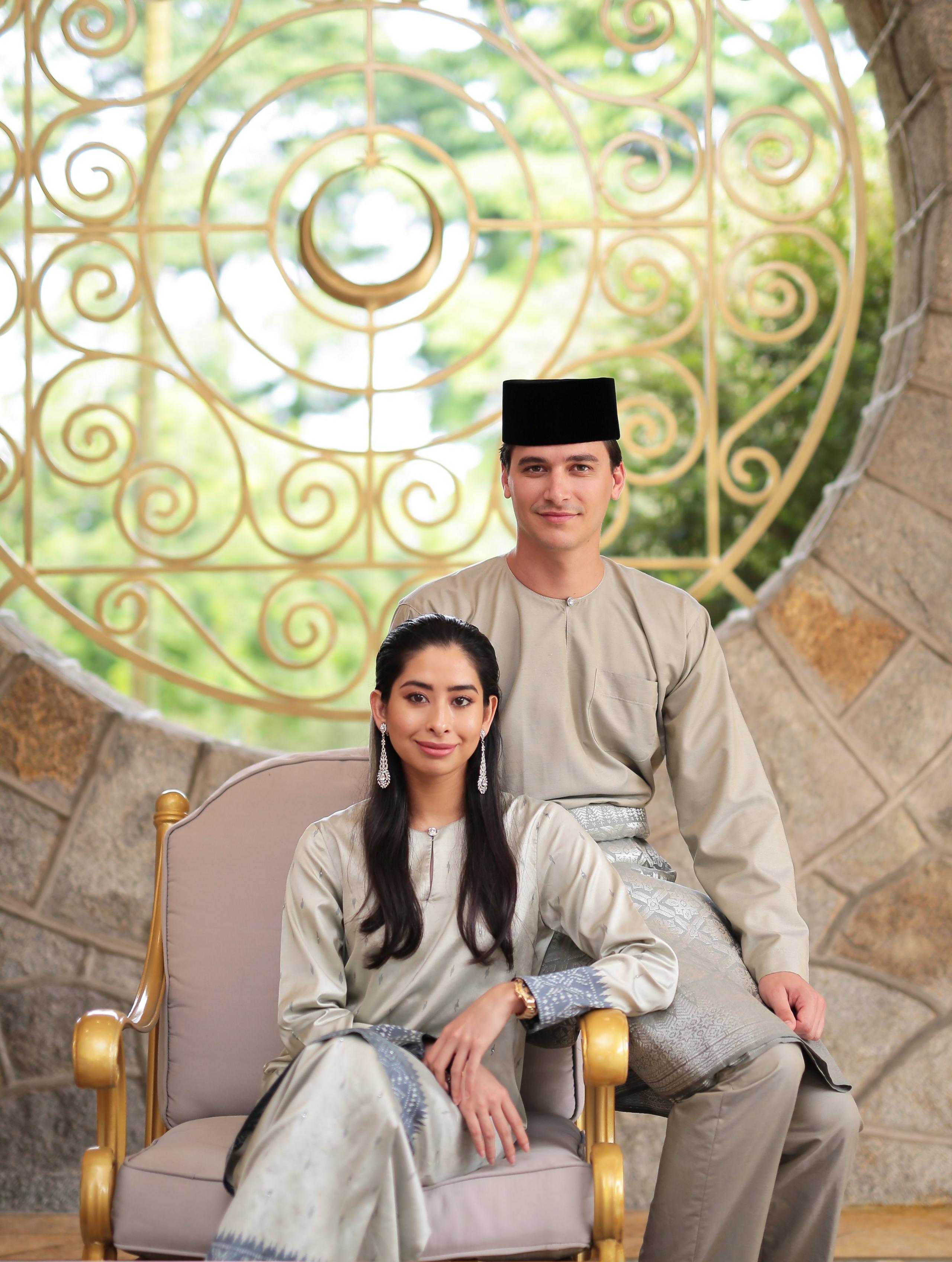 Johor princess Tunku Aminah and Dennis Muhammad Abdullah