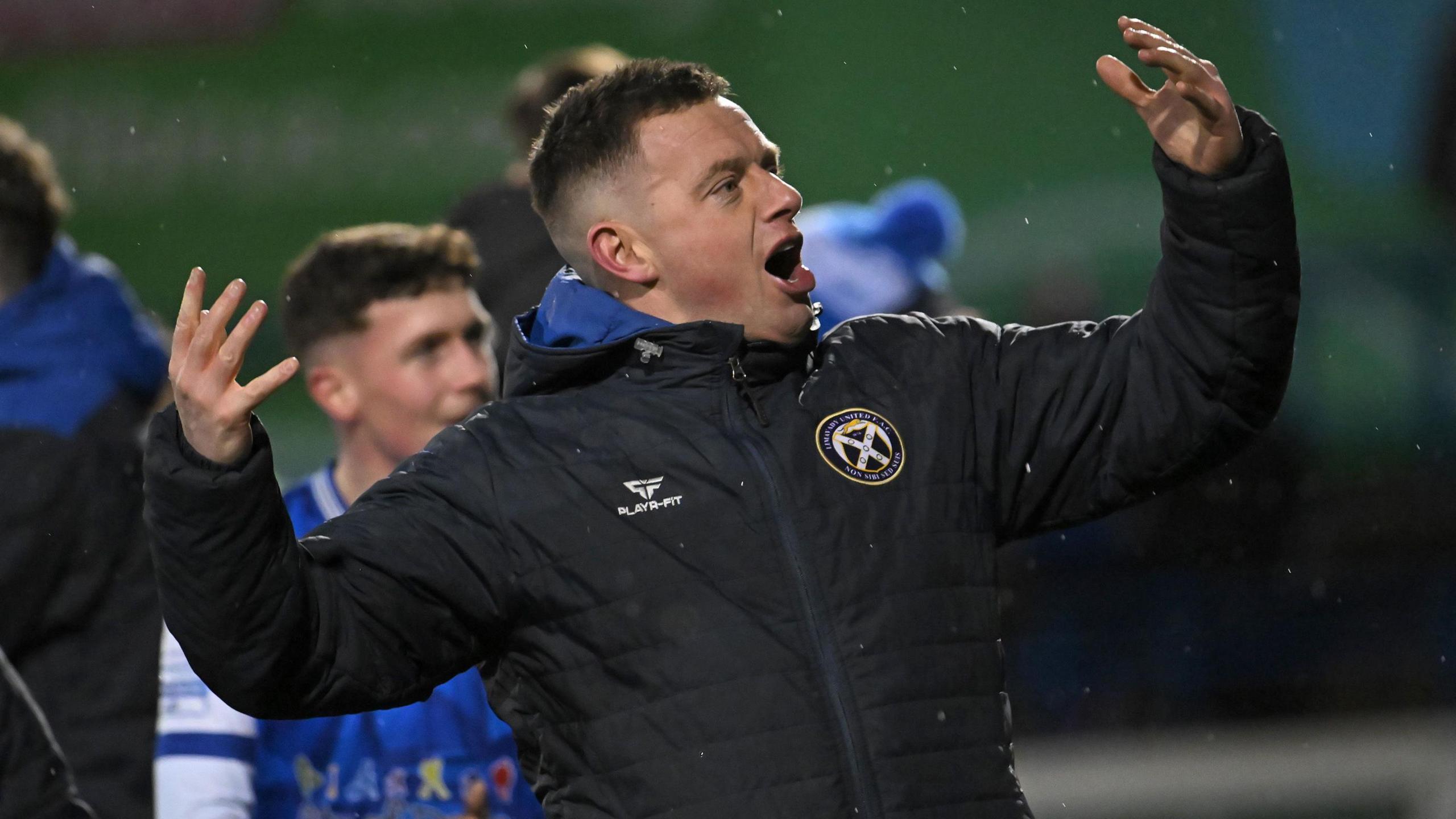 Limavady United manager Paul Owens