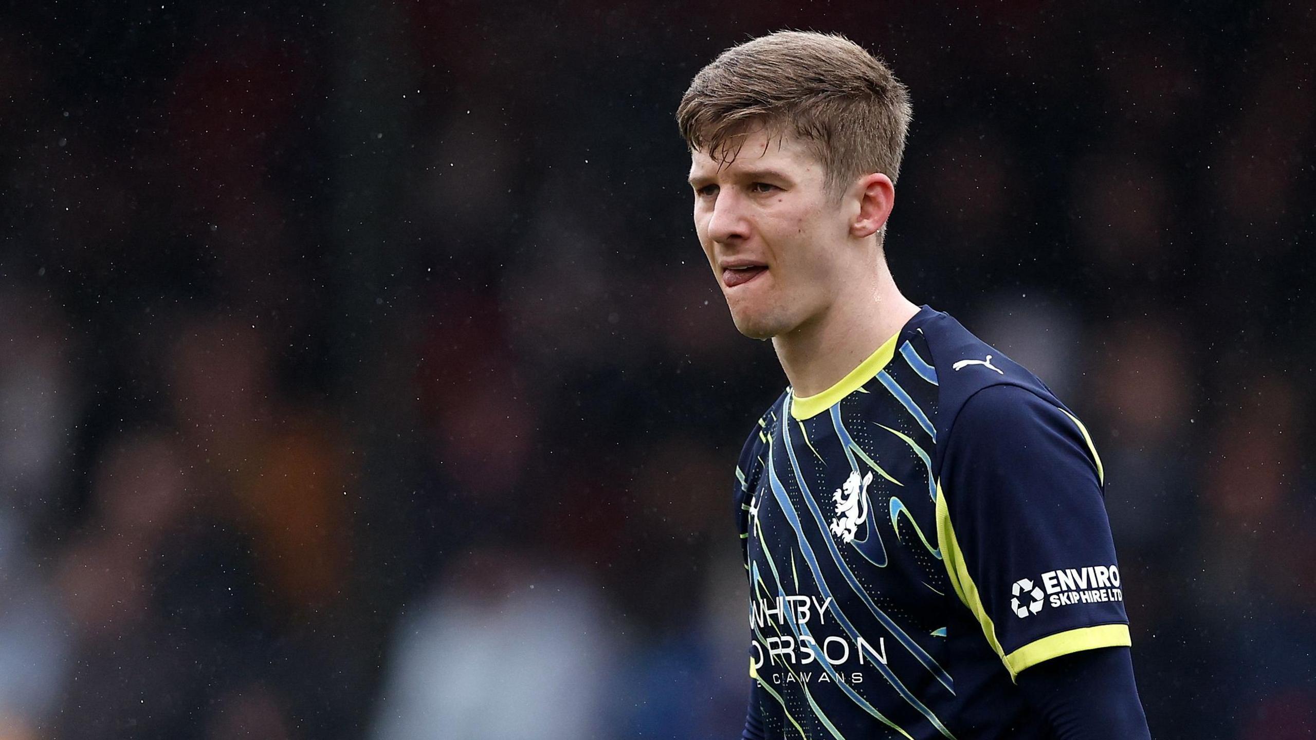 Crewe defender James Connolly in action