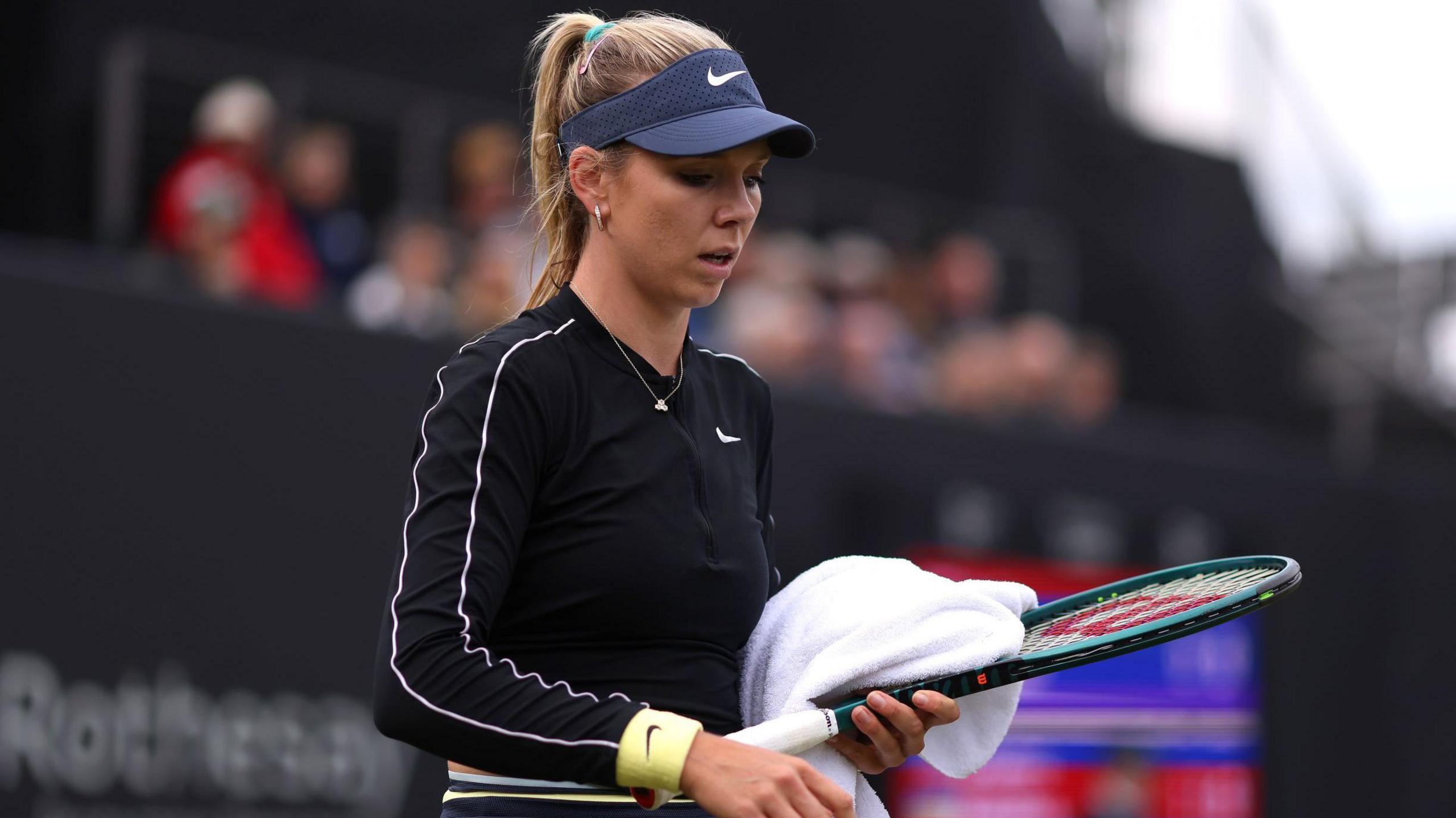 Katie Boulter at the Birmingham Classic