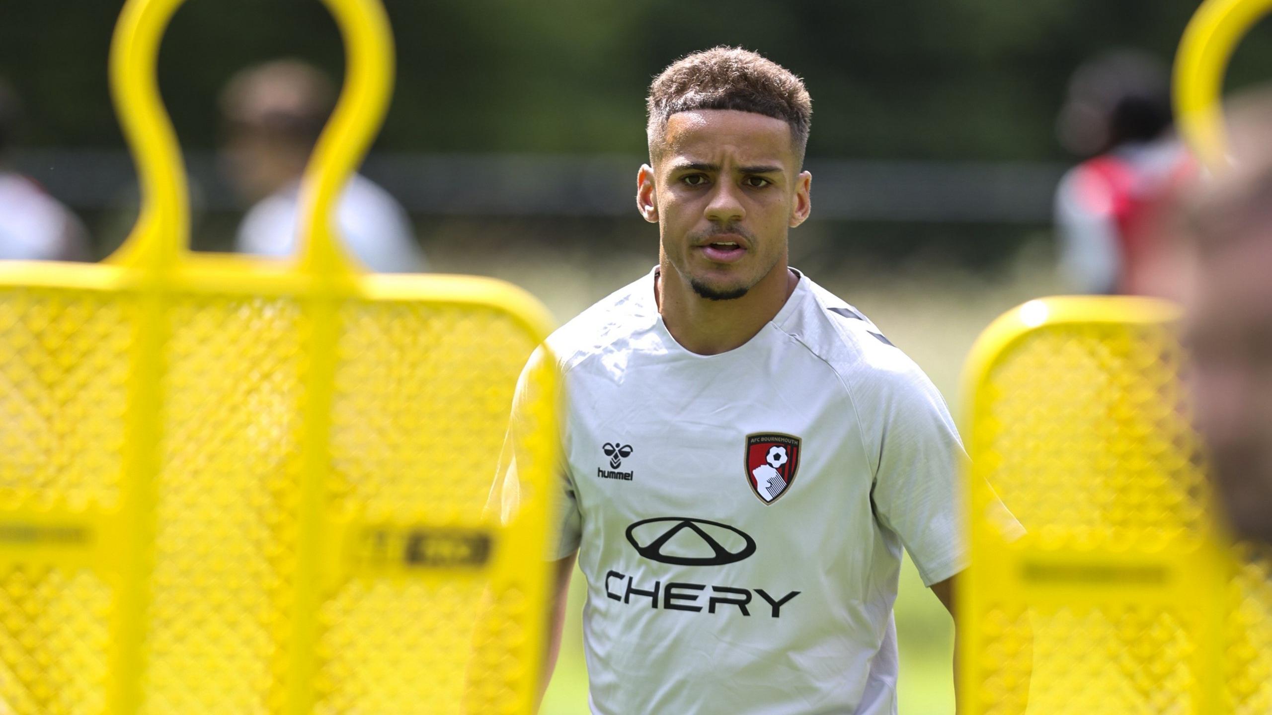 Max Aarons of Bournemouth during a pre-season training session