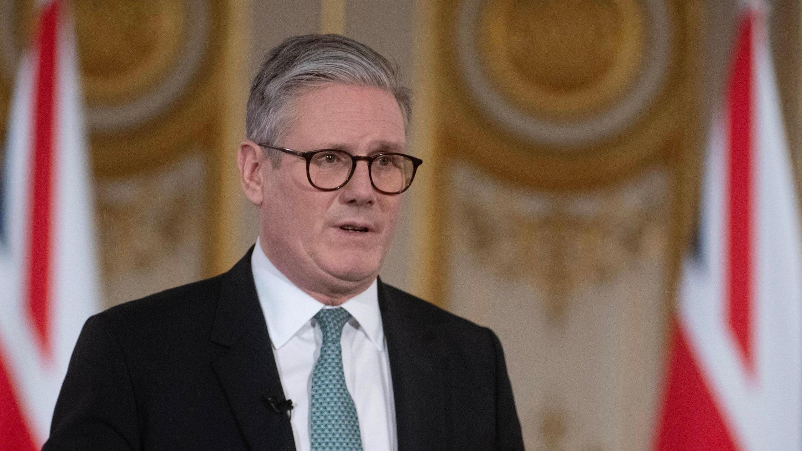 Prime Minister Sir Keir Starmer during a press conference after the European leaders' summit on the situation in Ukraine at Lancaster House, London. Picture date: Sunday March 2, 2025.