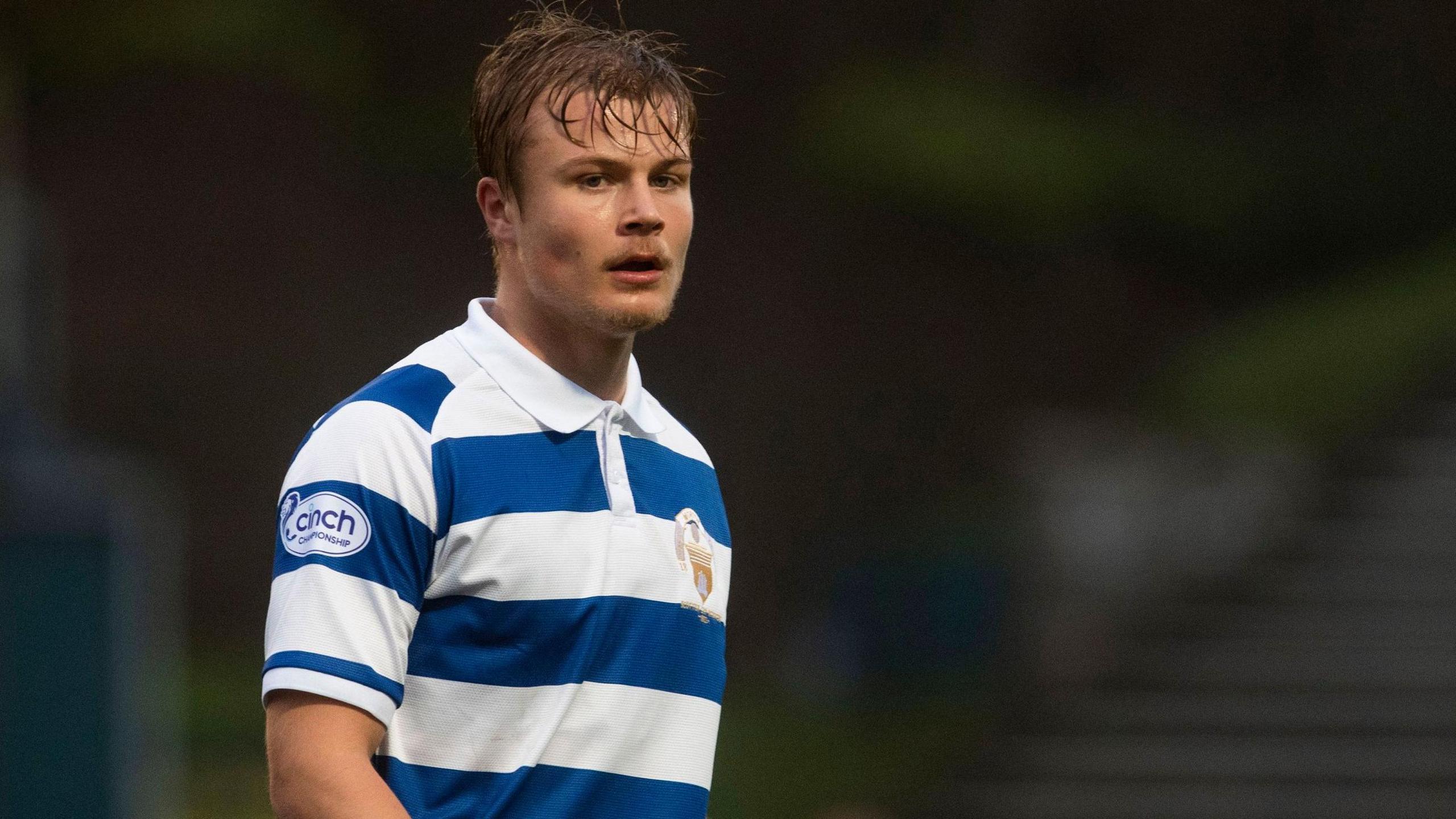 Jaakko Oksanen playing for Greenock Morton