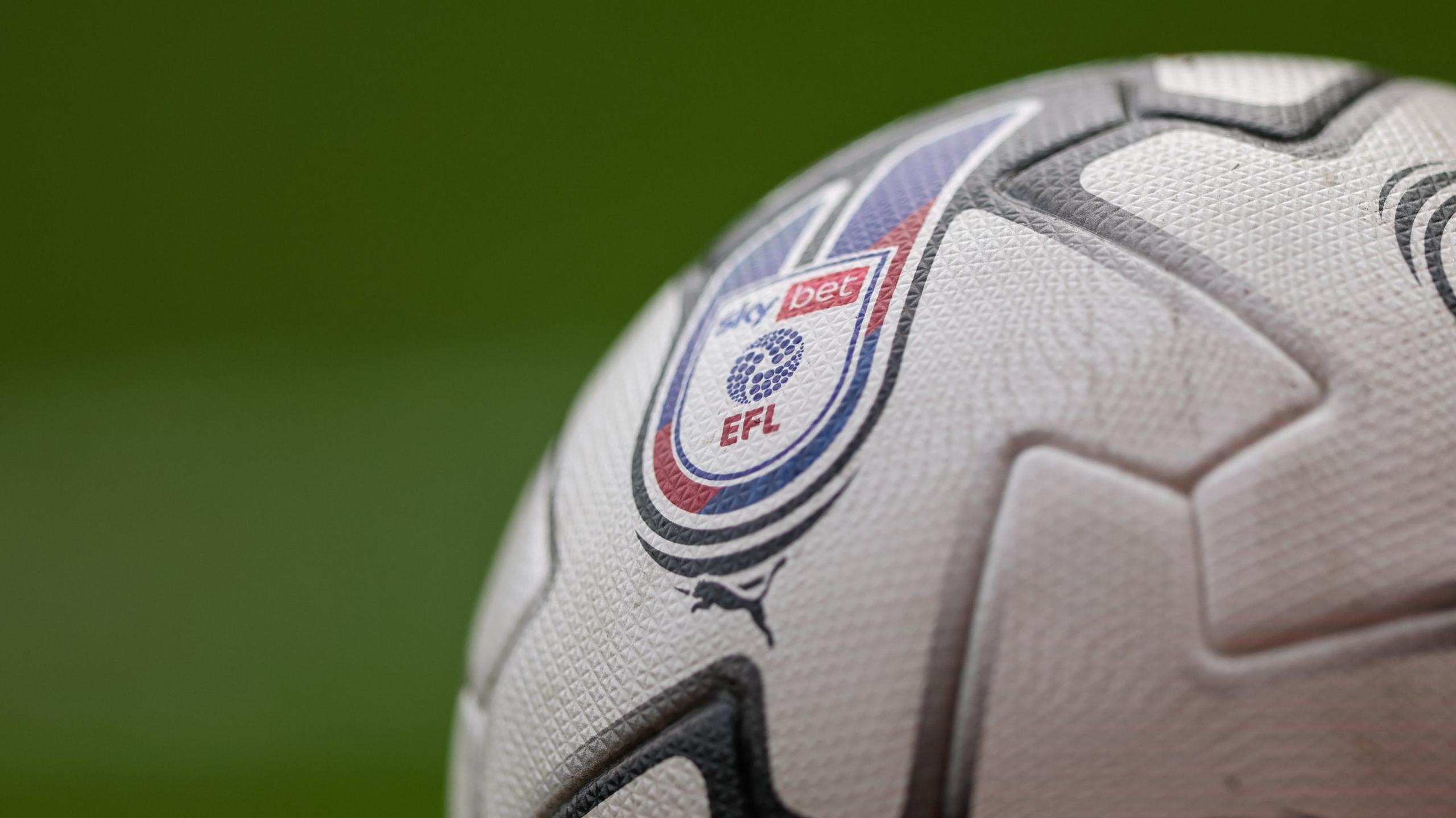 A photo of an EFL ball