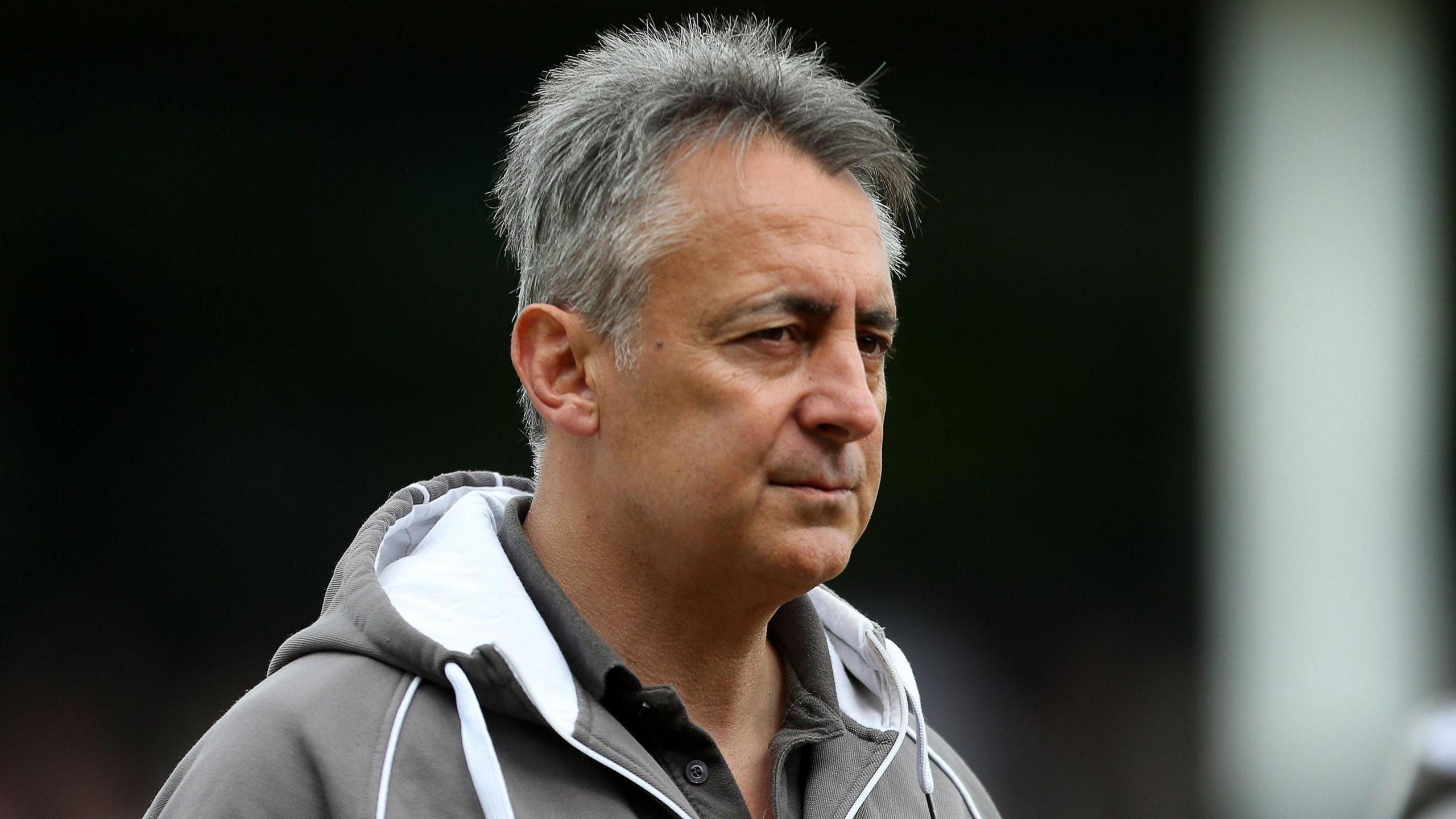 Nigel Davies while coaching at Ebbw Vale in 2016