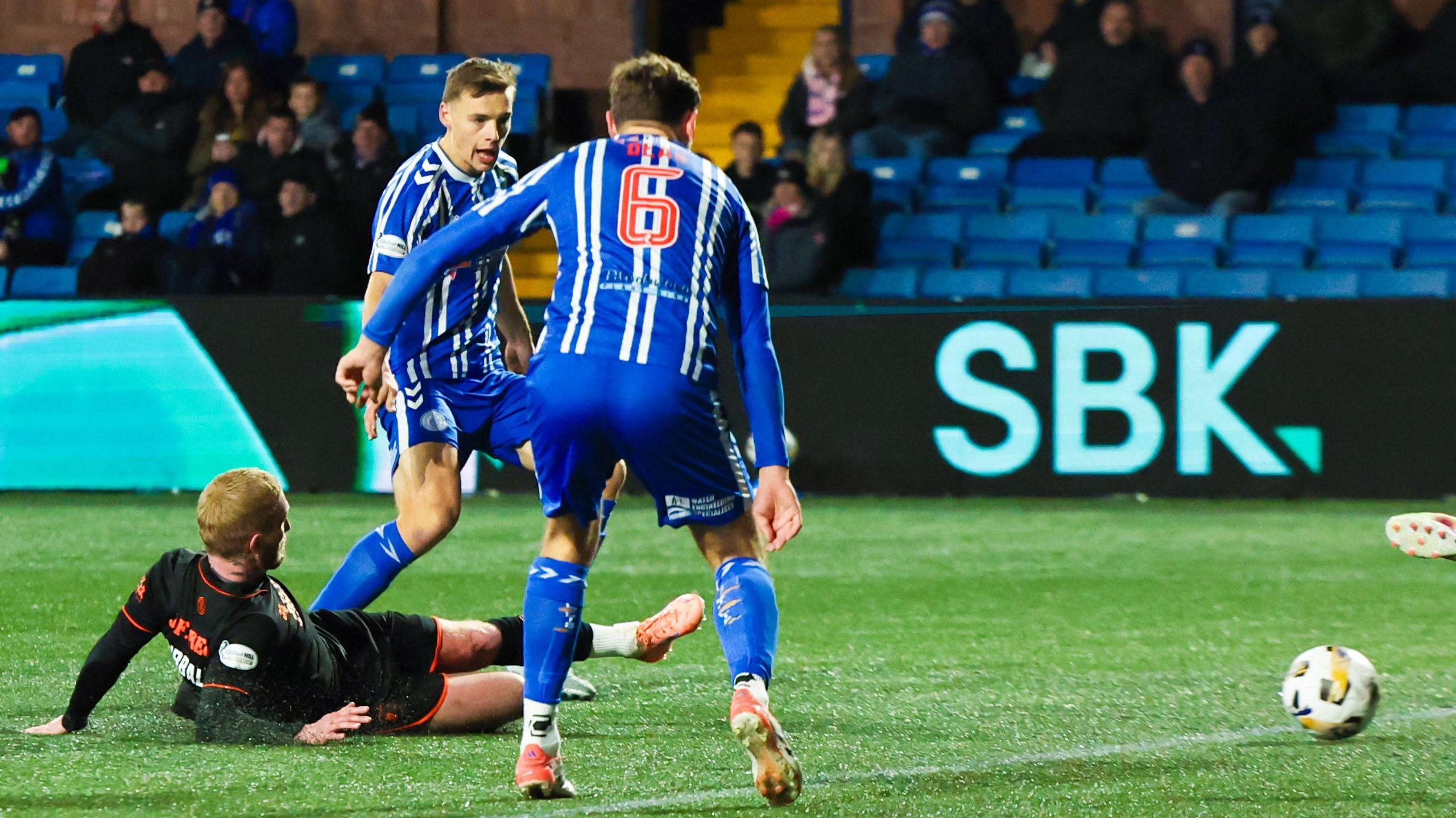 Craig Sibbald scored the equaliser for Dundee United against Kilmarnock