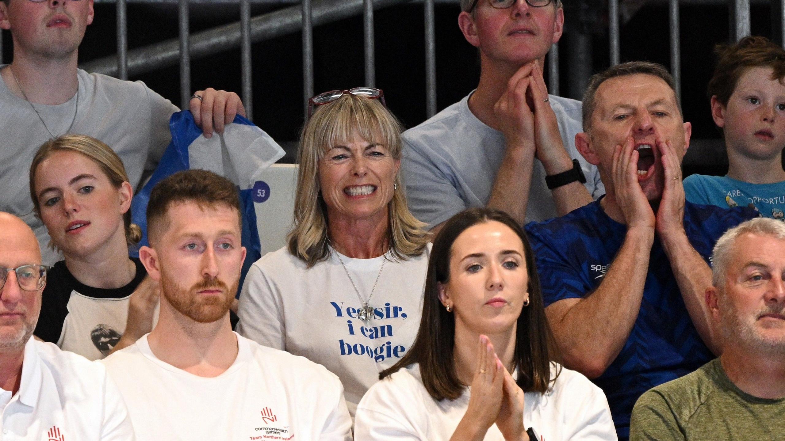 Kate and Gerry McCann cheer on son Sean