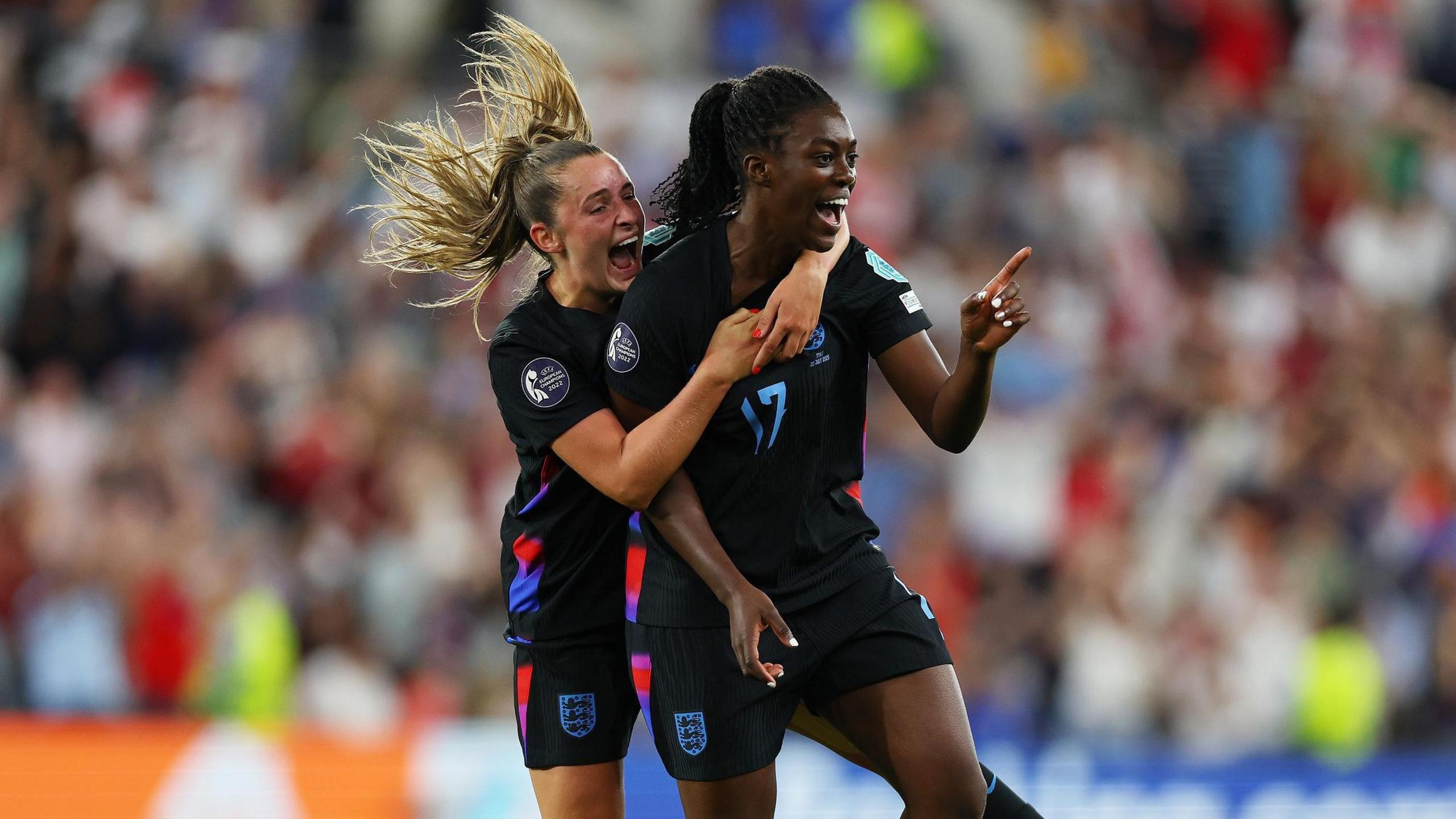 Ella Toone and Michelle Agyemang