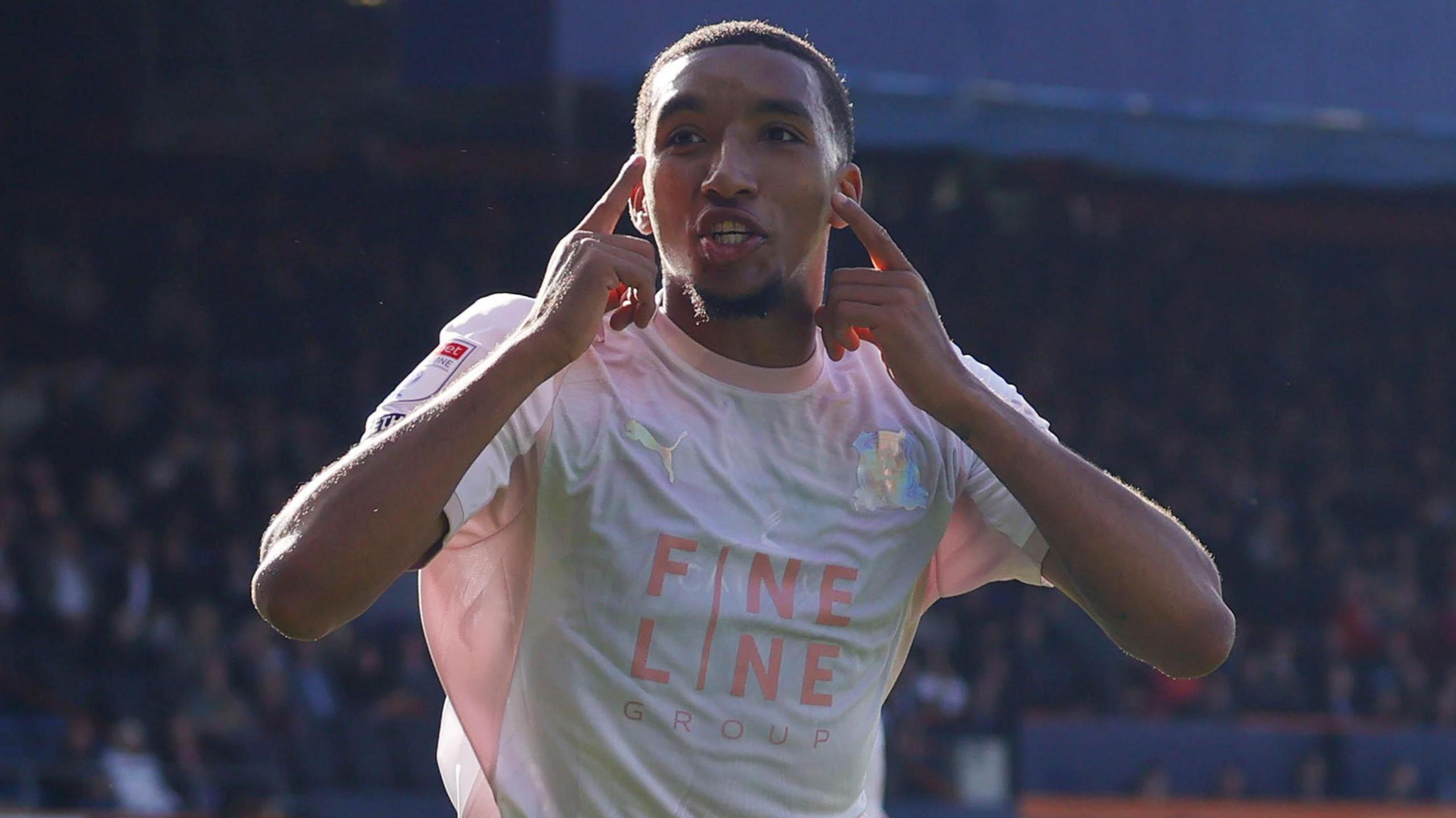 Bradley Ibrahim celebrates
