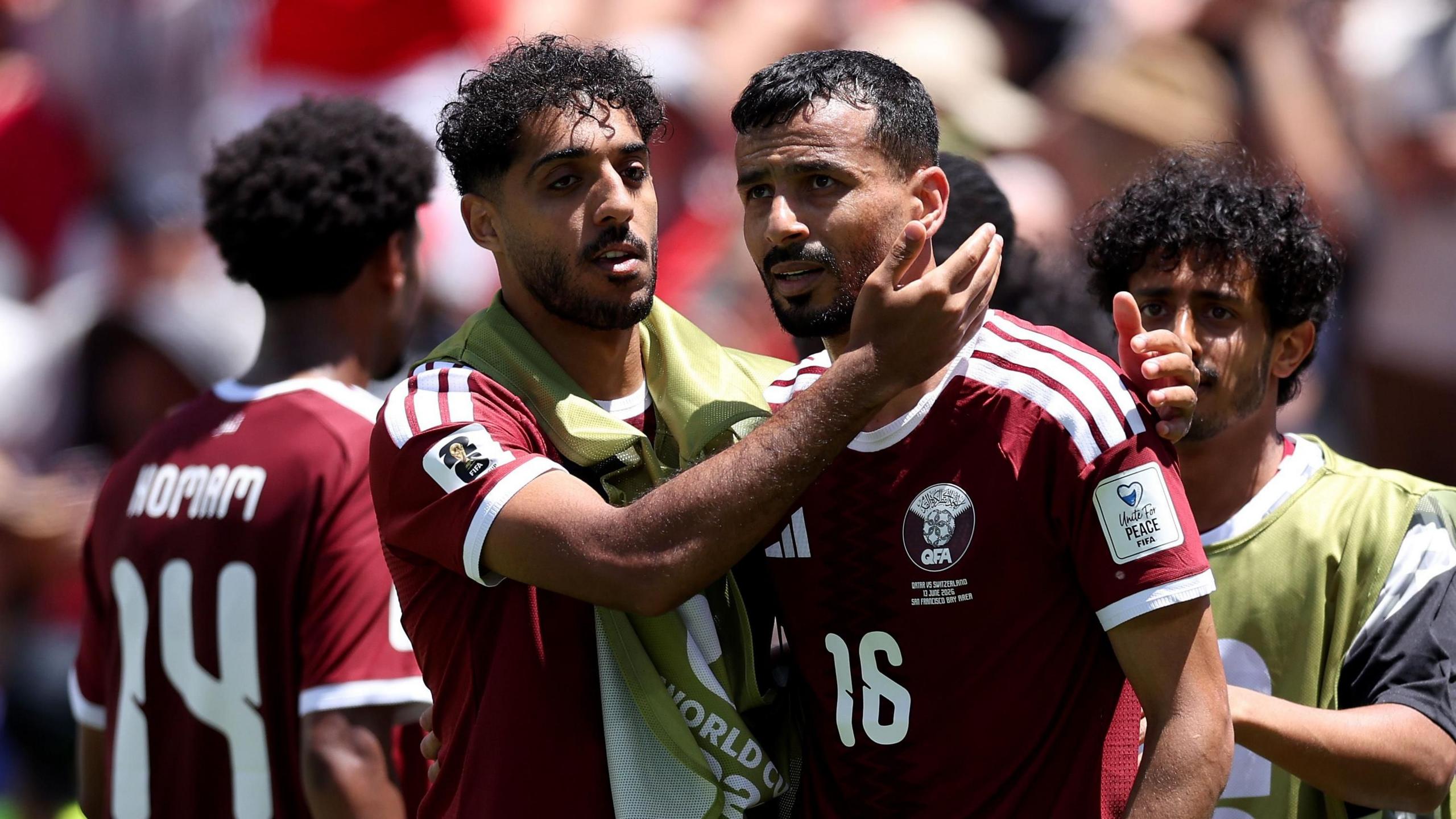 Boualem Khoukhi celebrates