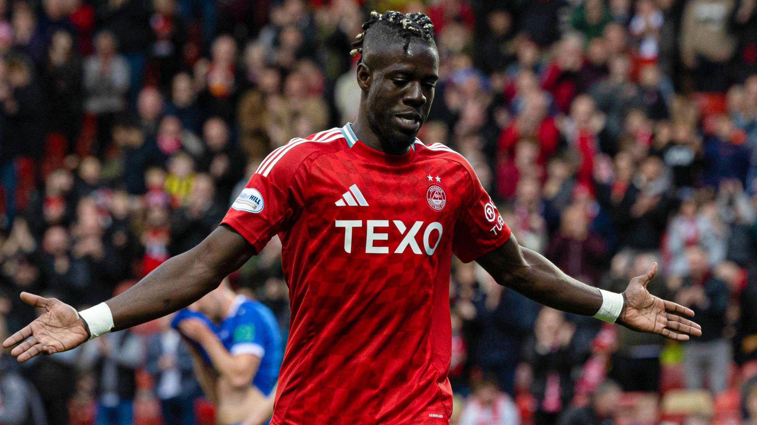 Aberdeen striker Pape Habib Gueye