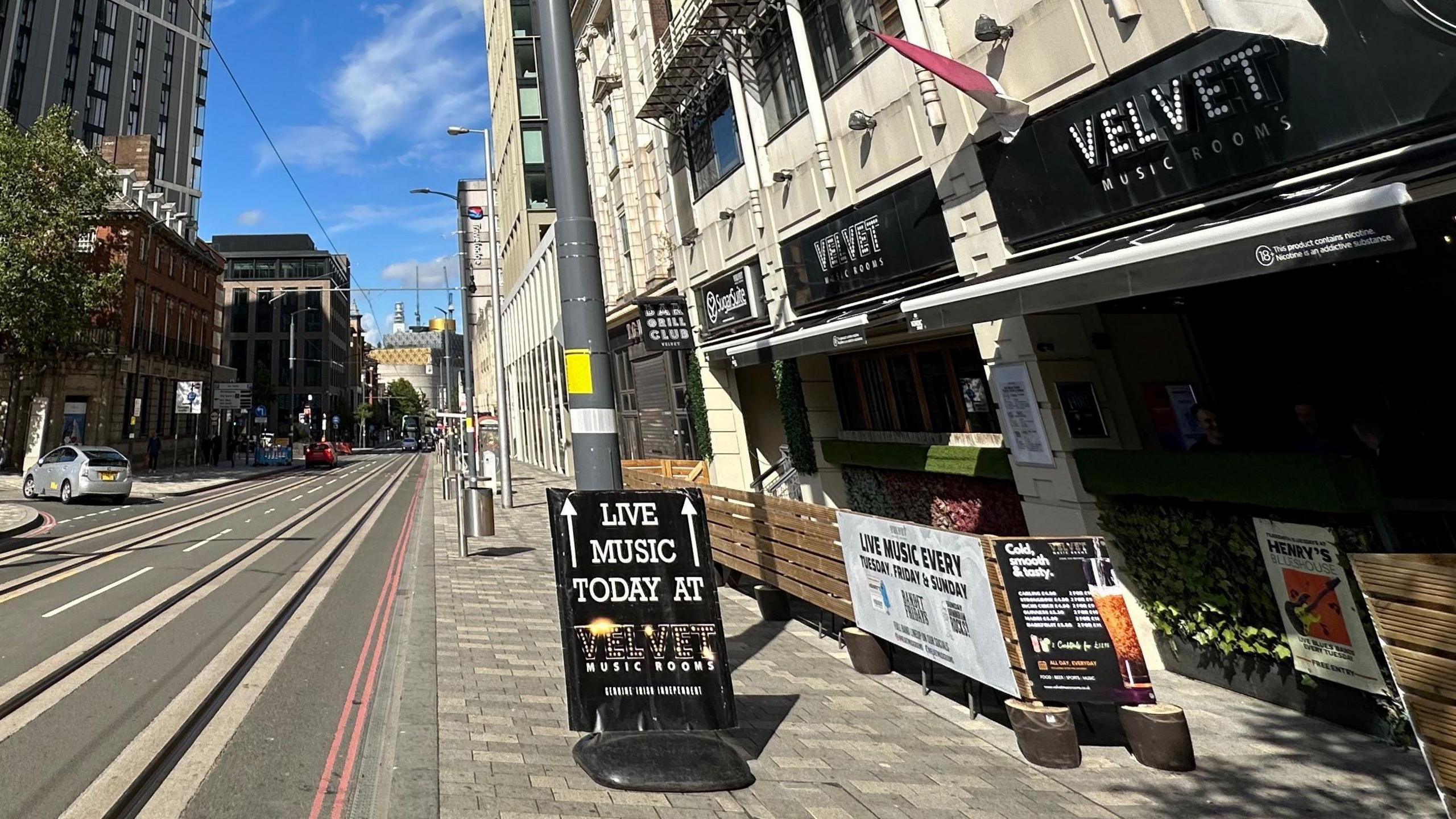 The now closed Velvet Music Rooms on Broad Street