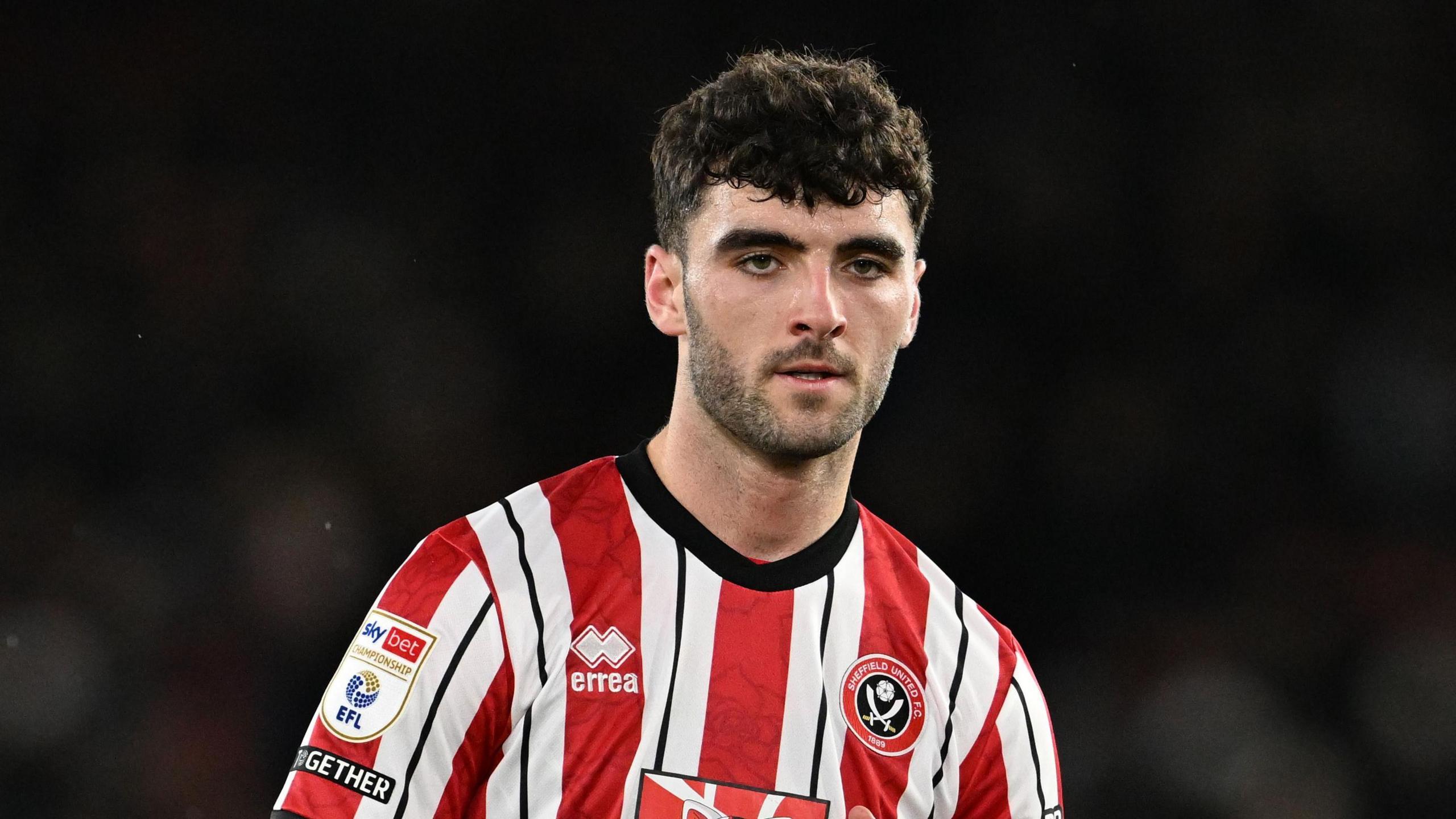 Tom Cannon in action for Sheffield United