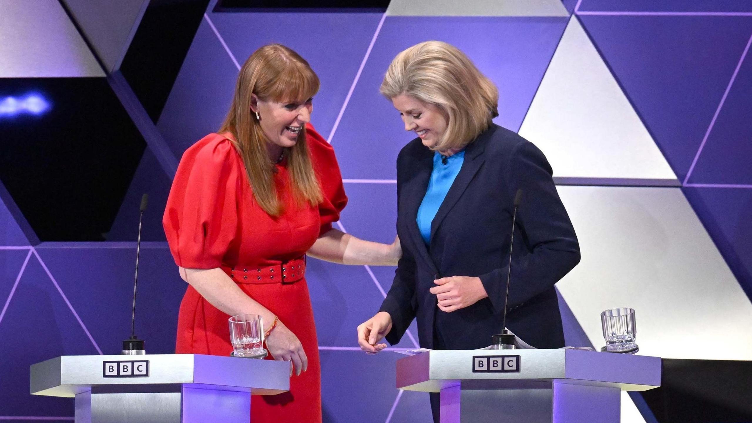 Angela Rayner and Penny Mordaunt