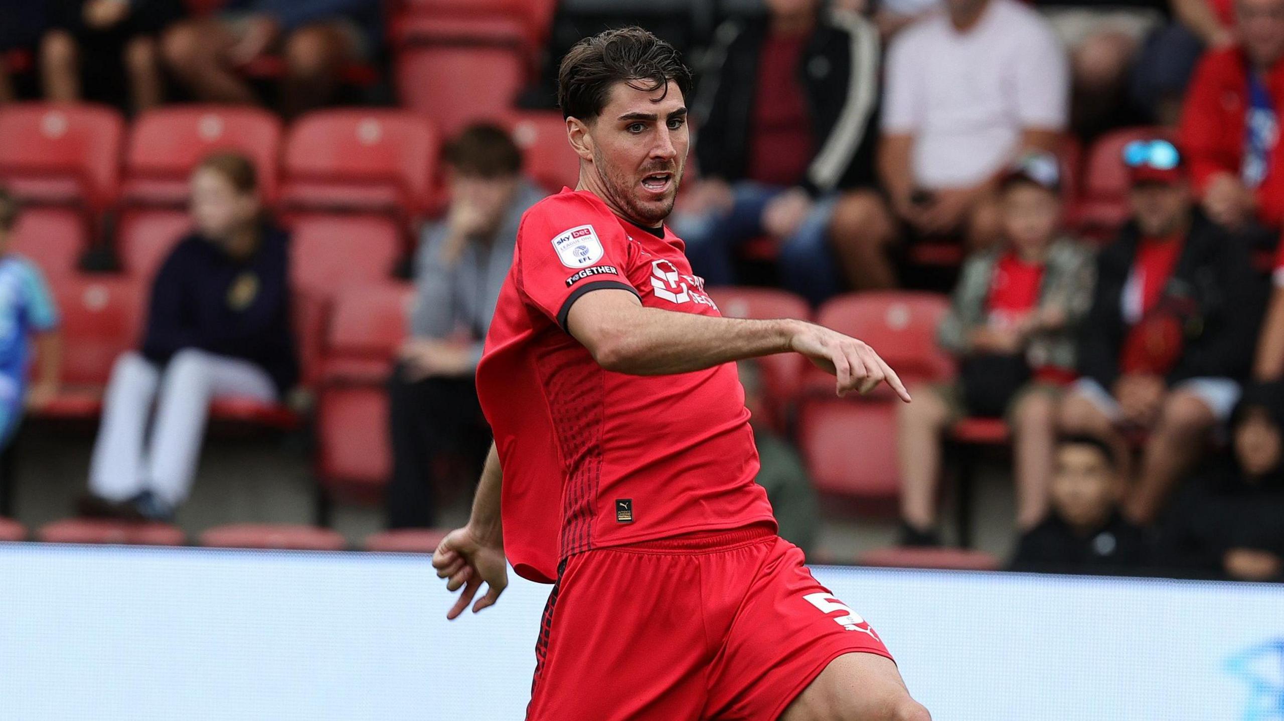 Dan Happe in action for Leyton Orient