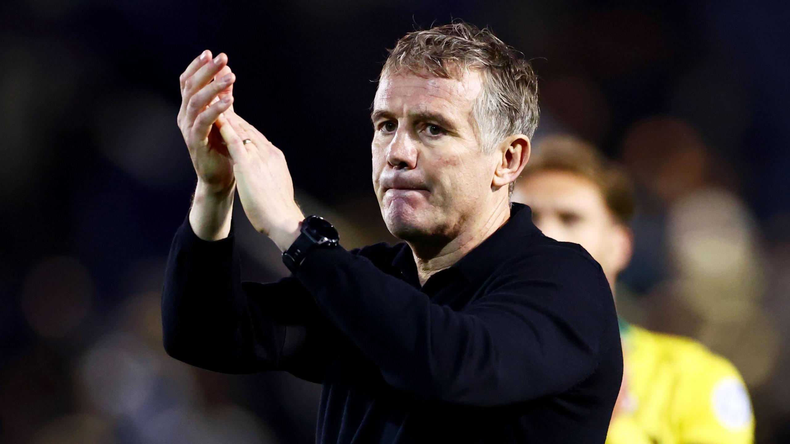 Wrexham boss Phil Parkinson applauds