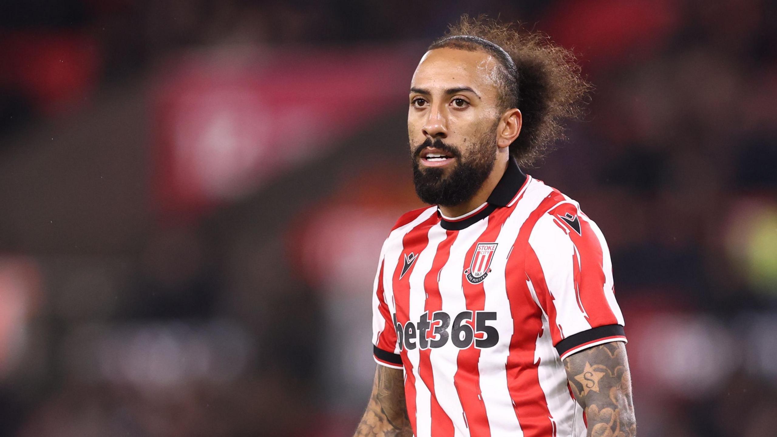 Sorba Thomas in action for Stoke City