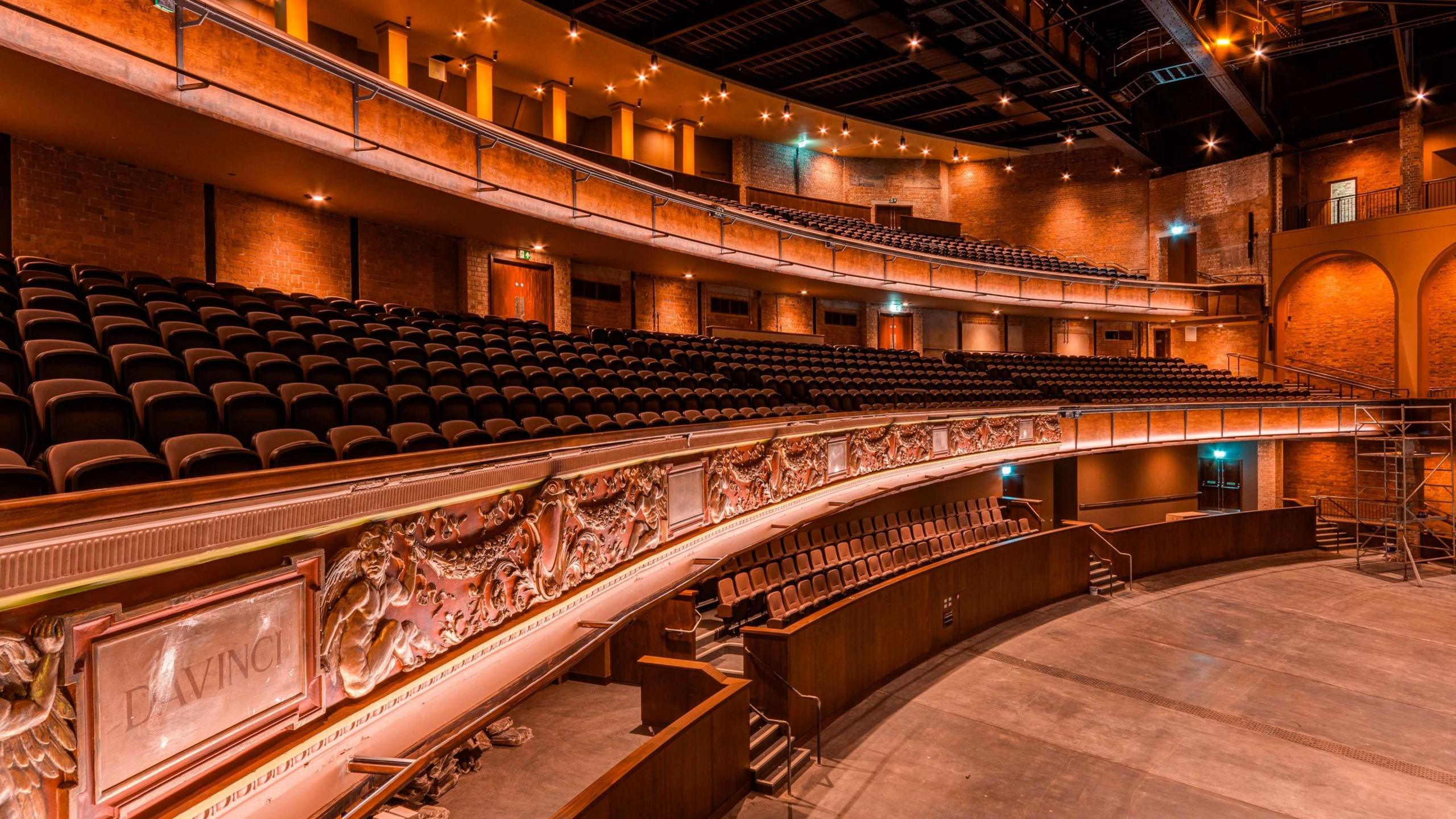 Inside Bradford Live, showing seats of the auditorium