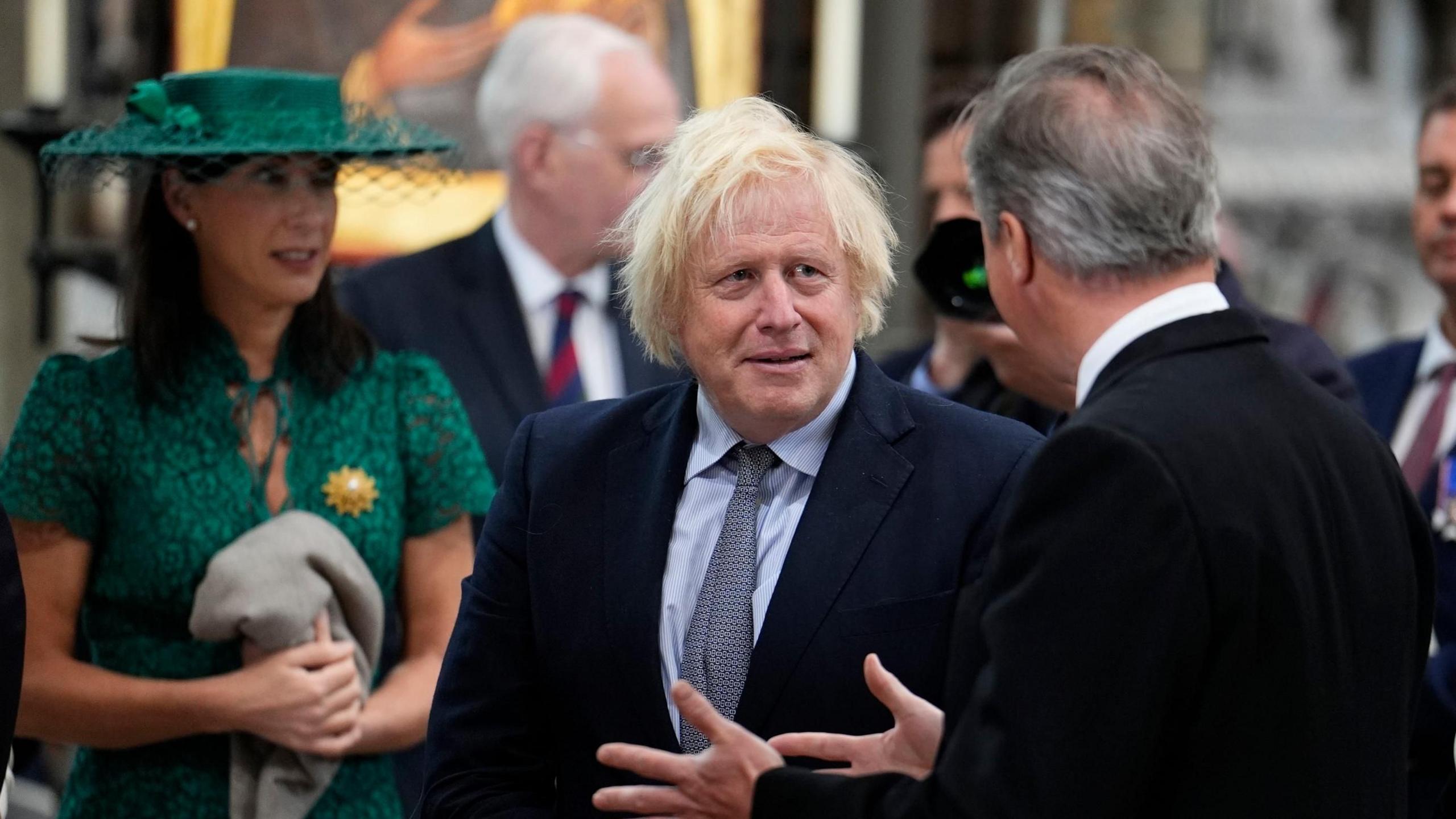 Boris Johnson speaks to David Cameron