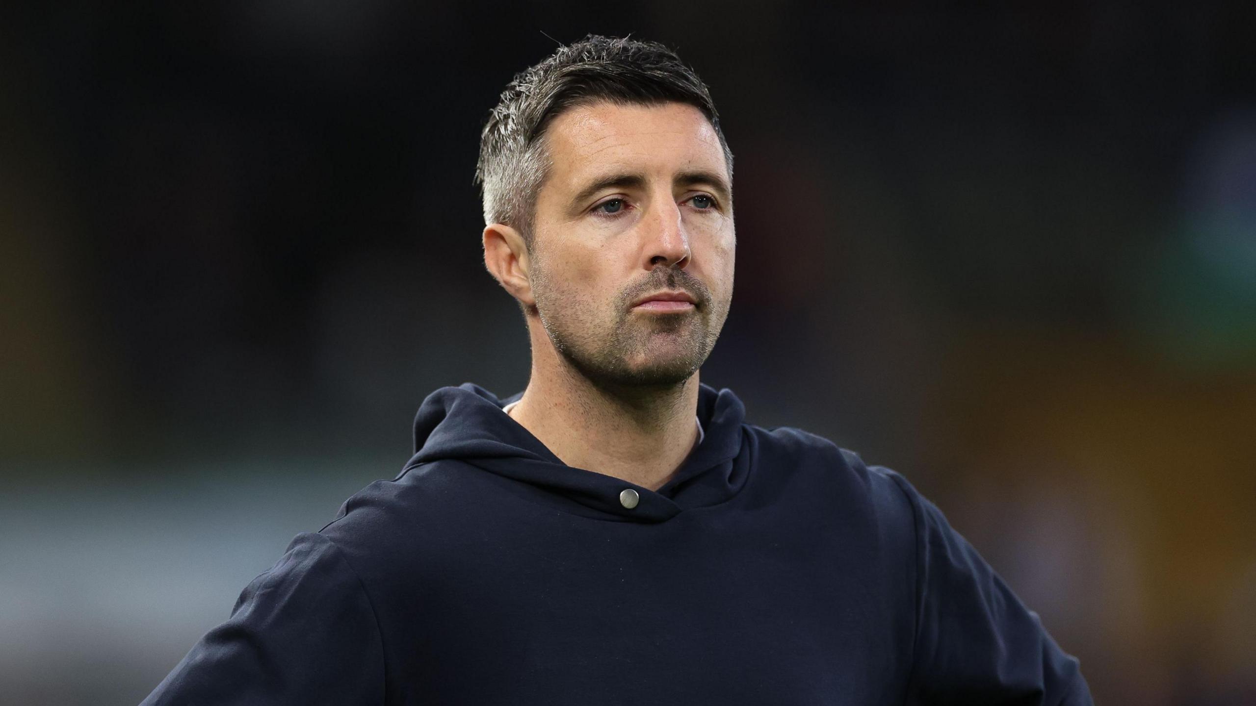 Alan Sheehan during his final game as Swansea boss