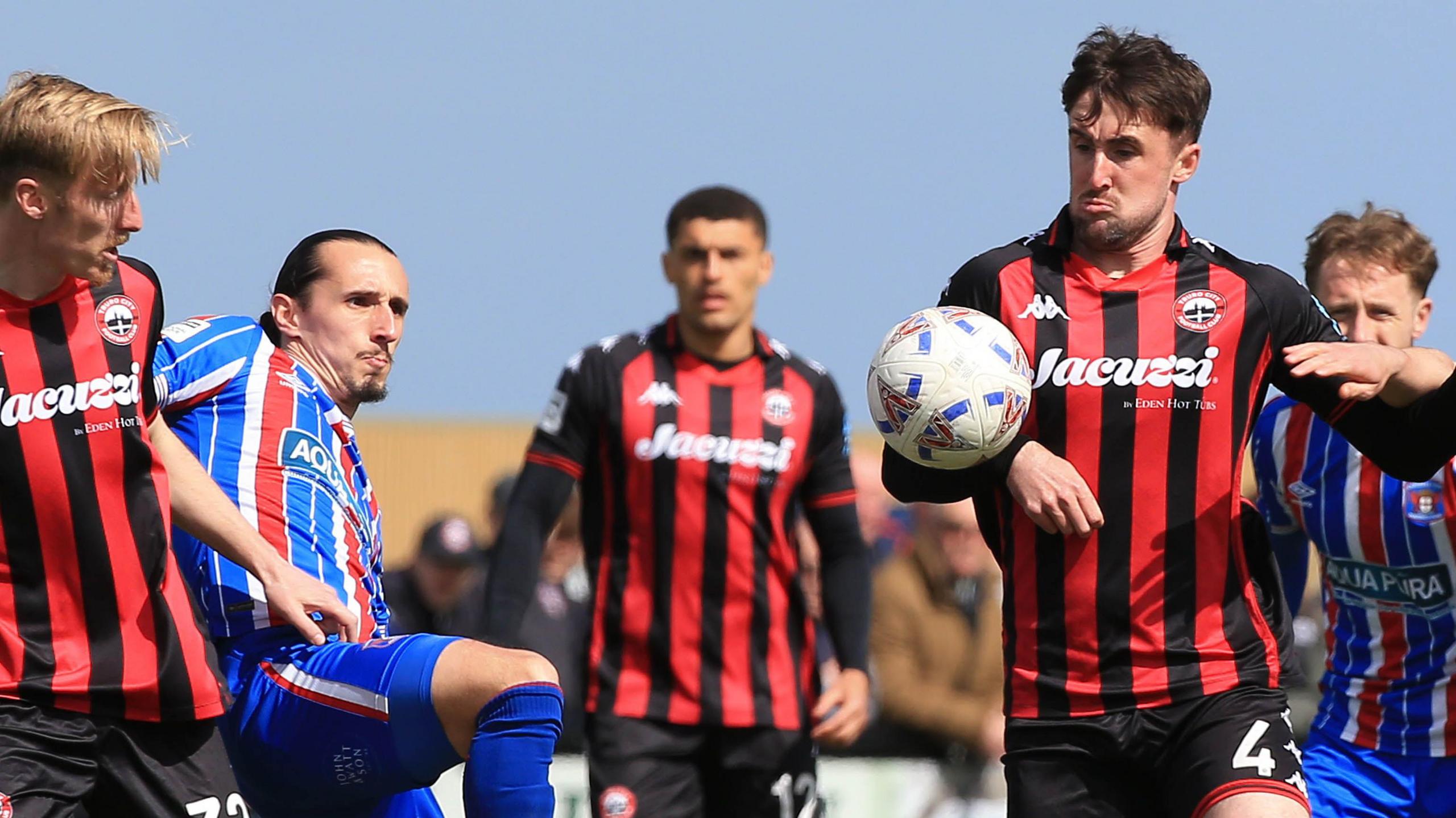 Action from Truro City v Carlisle United