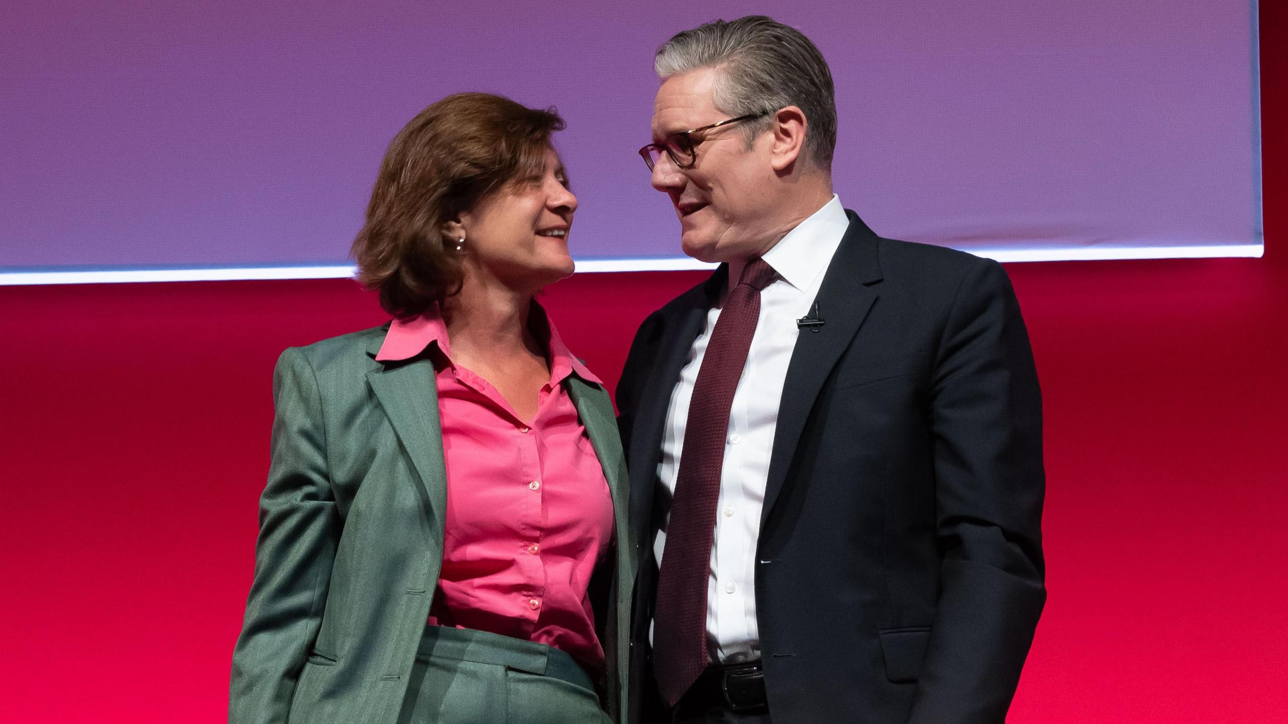 Eluned Morgan a Syr Keir Starmer