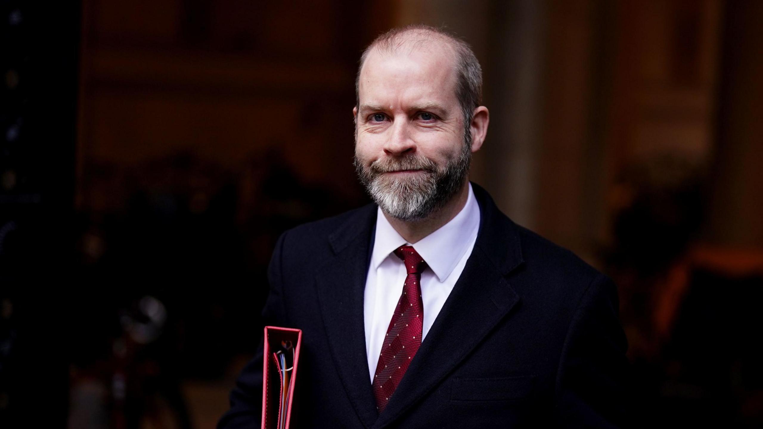 Business Secretary Jonathan Reynolds arrives in Downing Street, London, for a Cabinet meeting.