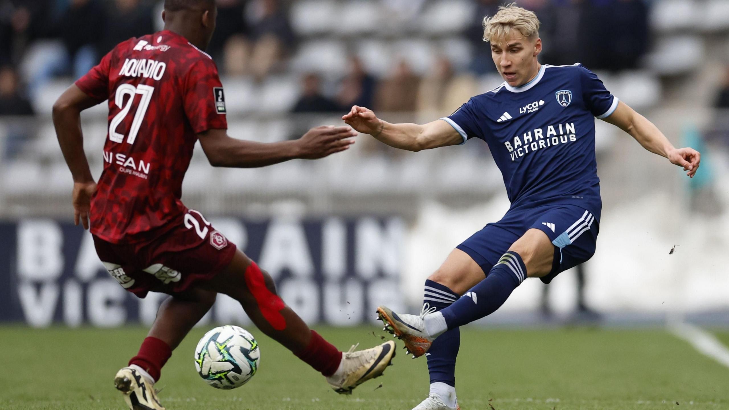 Action from a Paris FC game