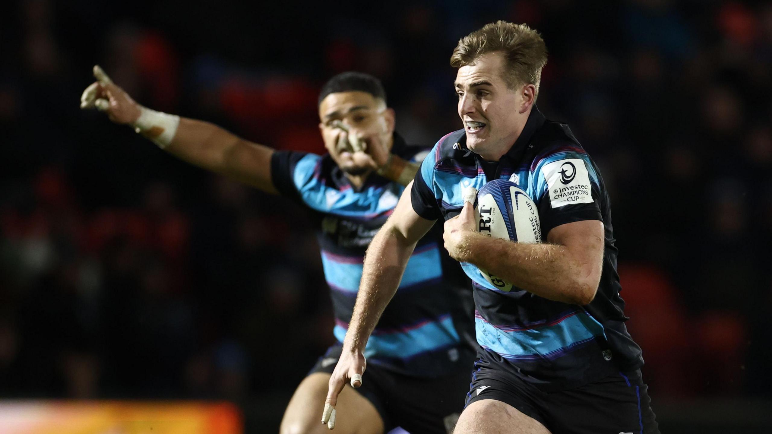 Stafford McDowall scoring for Glasgow