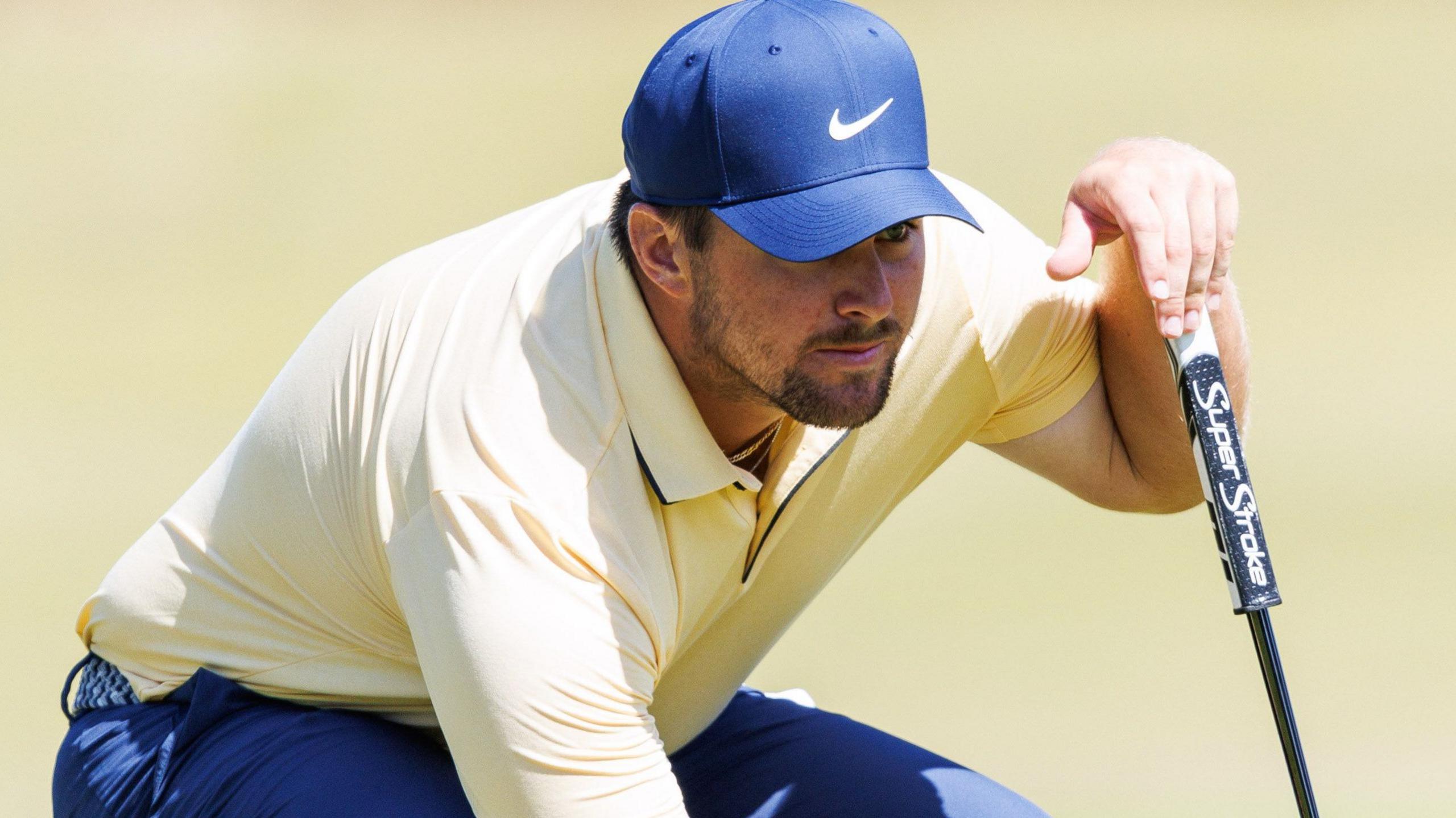 Chris Gotterup of the USA during the Genesis Scottish Open Second Round at The Renaissance Club
