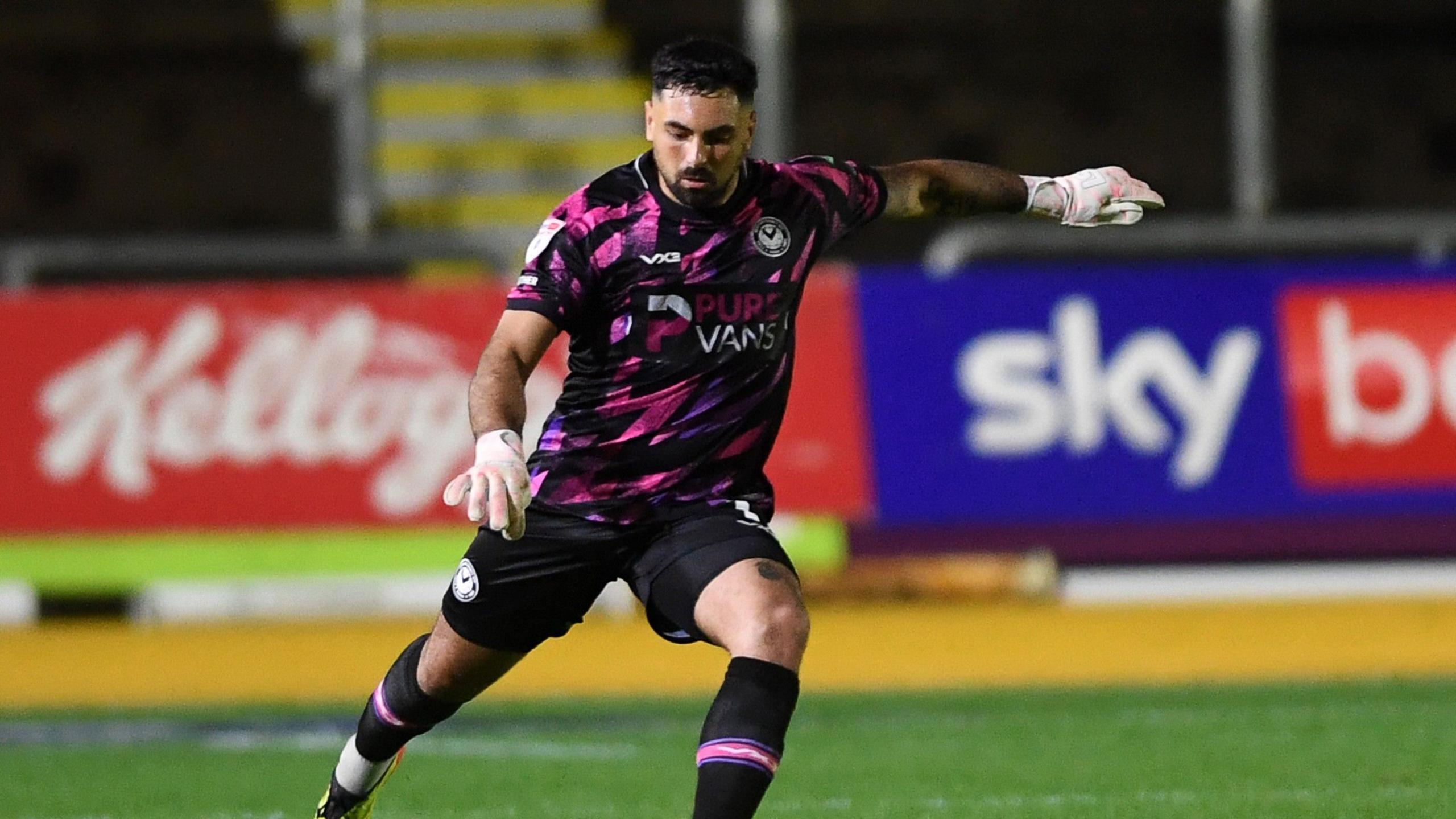 Newport County goalkeeper Nick Townsend