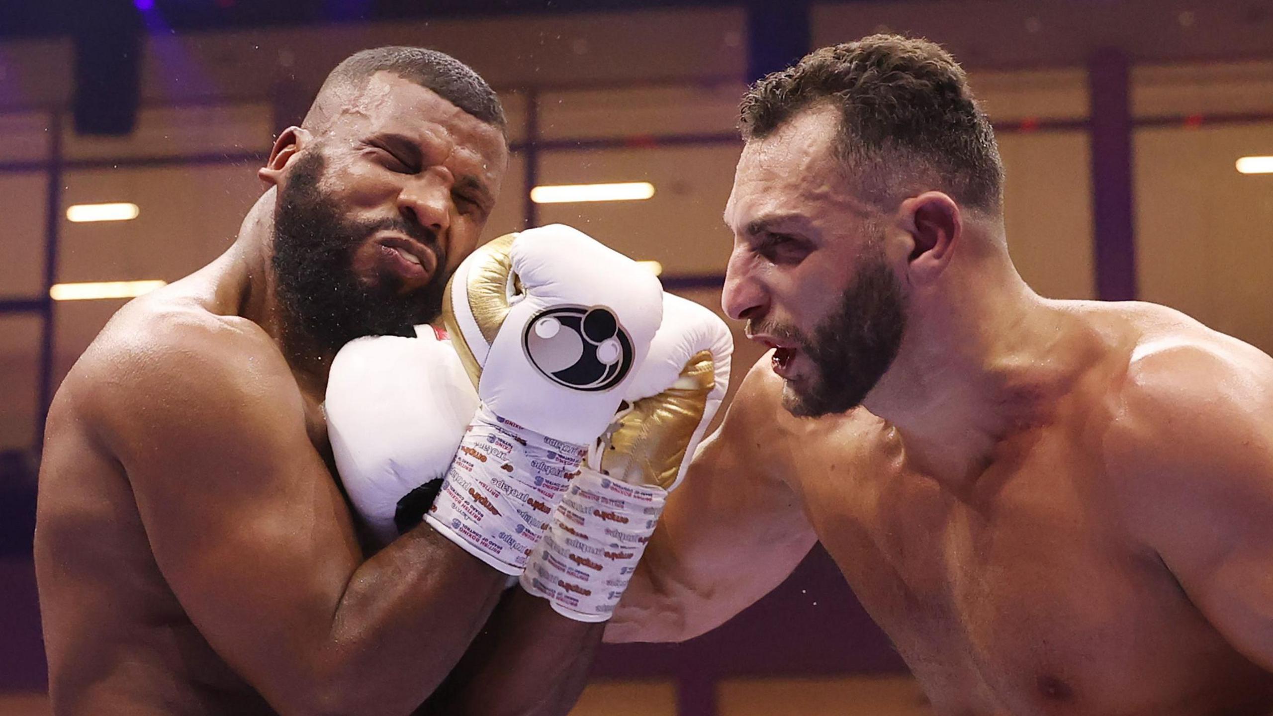 Noel Mikaelian (right) and Badou Jack during their fight May