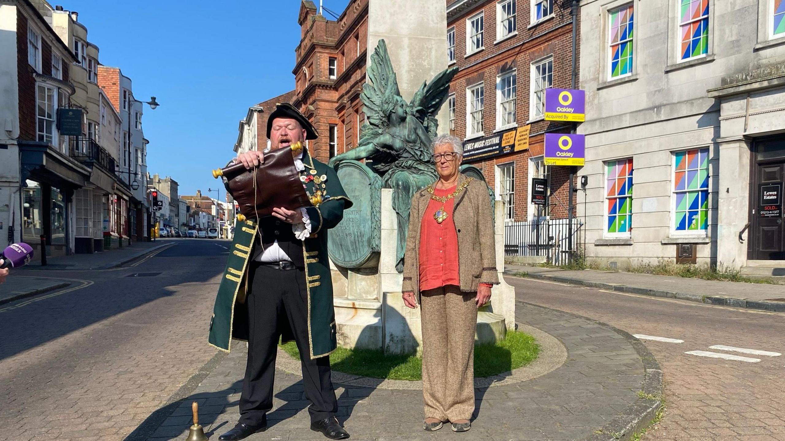 Town crier for Lewes Jon Borthwick 