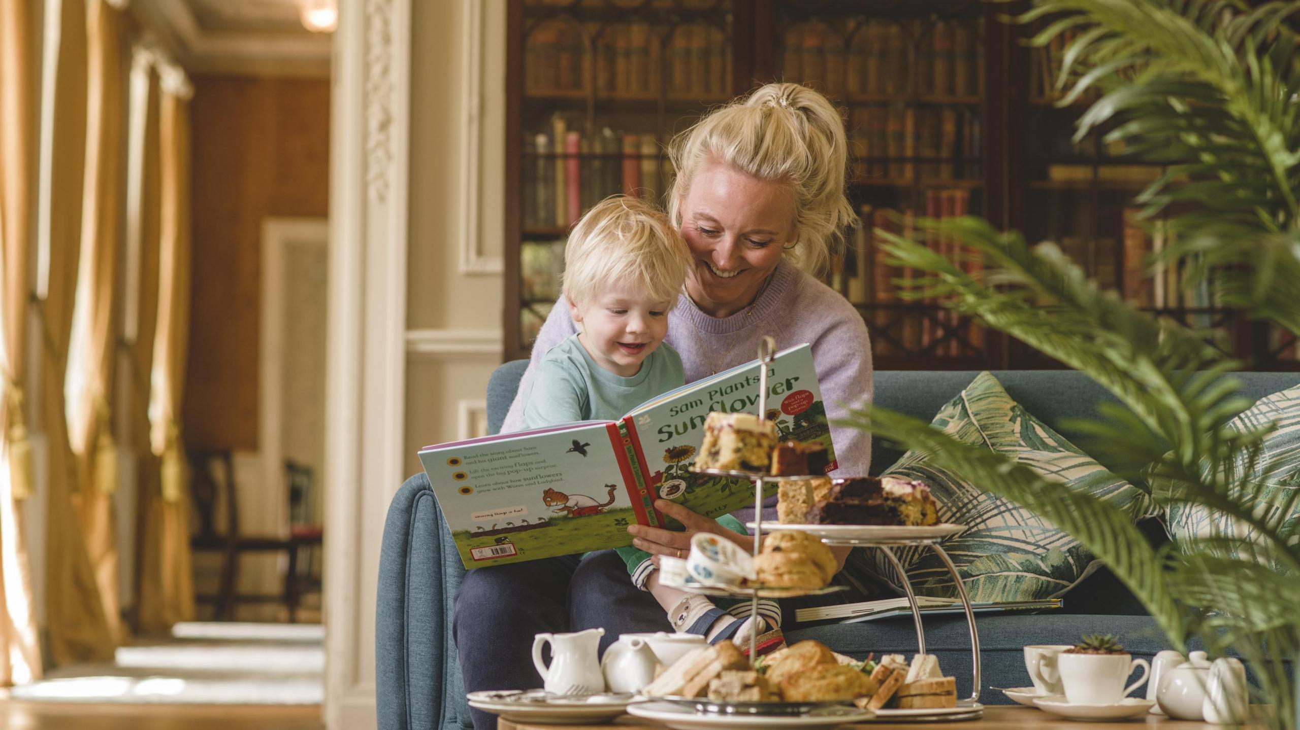 People enjoying Trelissick House