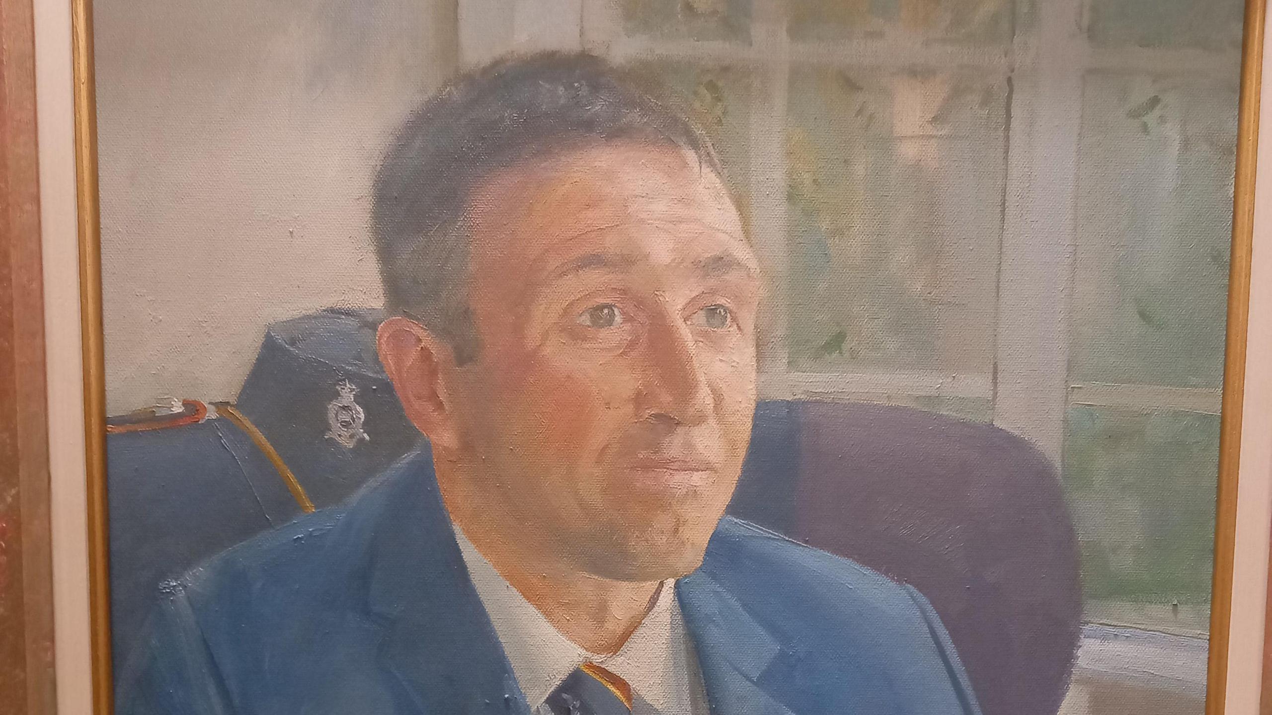 Portrait of former British paratrooper, Ben Parkinson