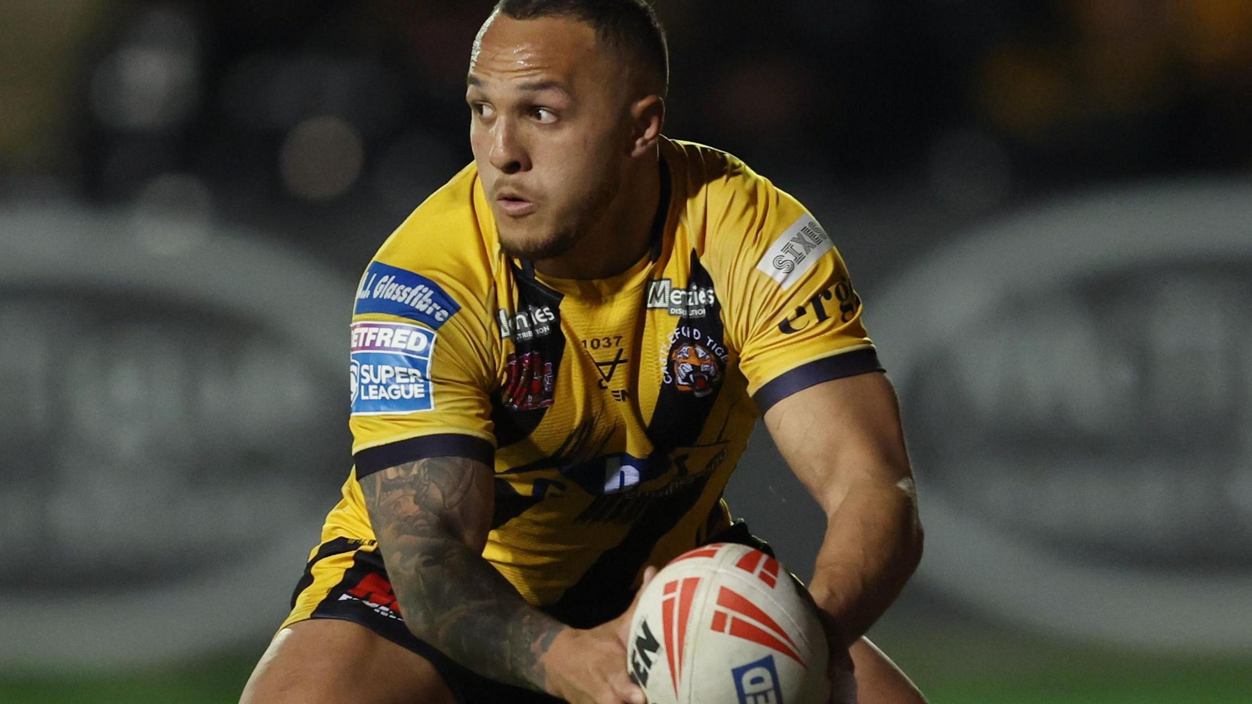 Liam Horne in action for Hull KR